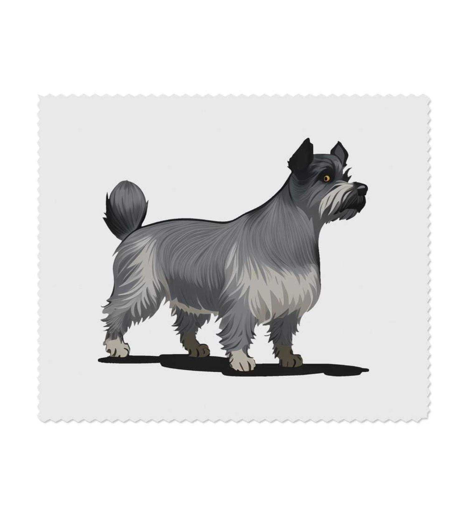 Buy Miniature Schnauzer Microfiber Cleaning Cloths - 2 Pack | International Shipping Available - Buy Online on SooperMarket.com