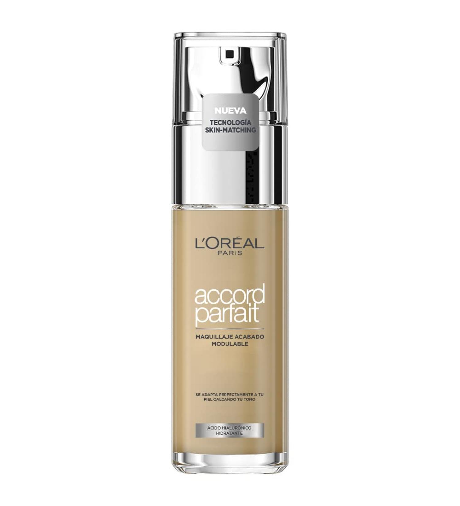 L'Oreal Paris Perfect Match Liquid Foundation SPF 16 30ML - Light Shimmer Honey/Miel 6.N - Buy Online on SooperMarket.com