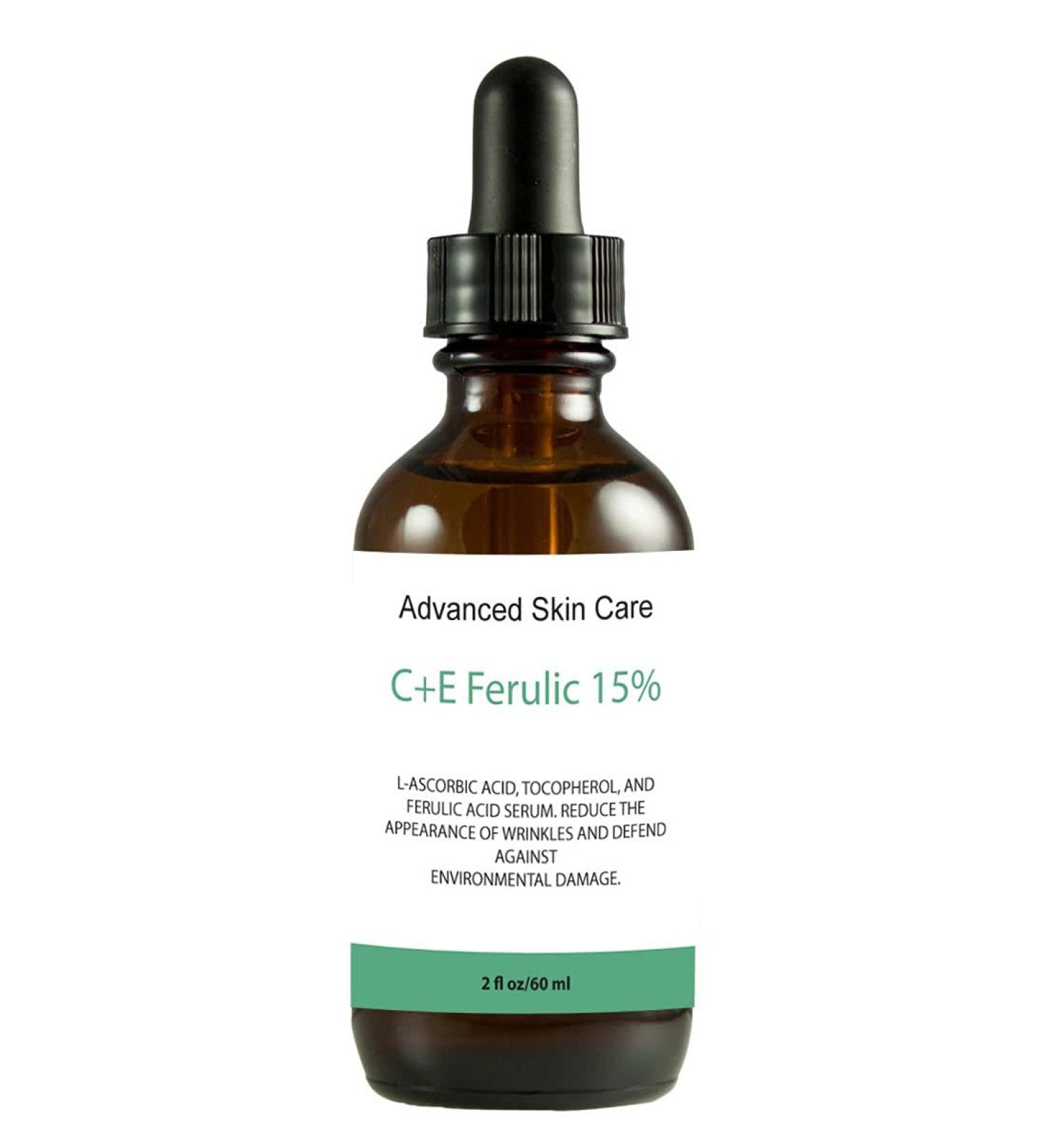 Advanced Skin Care Advanced skin care 15% Vitamin CE serum (Compare to Leading Skin CE Serum) with Ferulic Acid 2.oz 2 Fl Oz (Pack of 1)