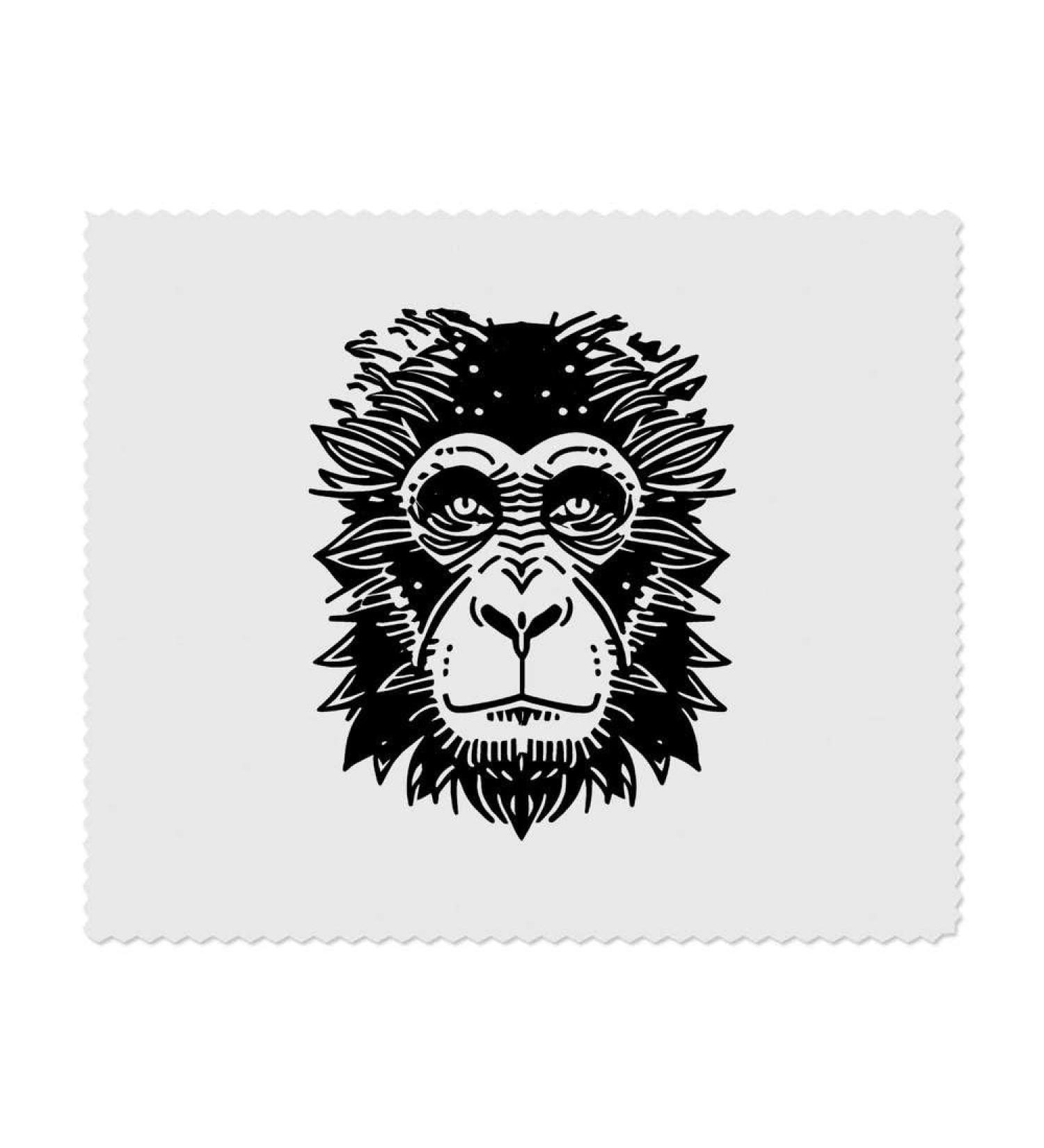 Buy 2 x Microfiber Cleaning Cloths Monkey Face - Premium Quality & Eco-Friendly | Ideal for Home & Travel - Buy Online on SooperMarket.com
