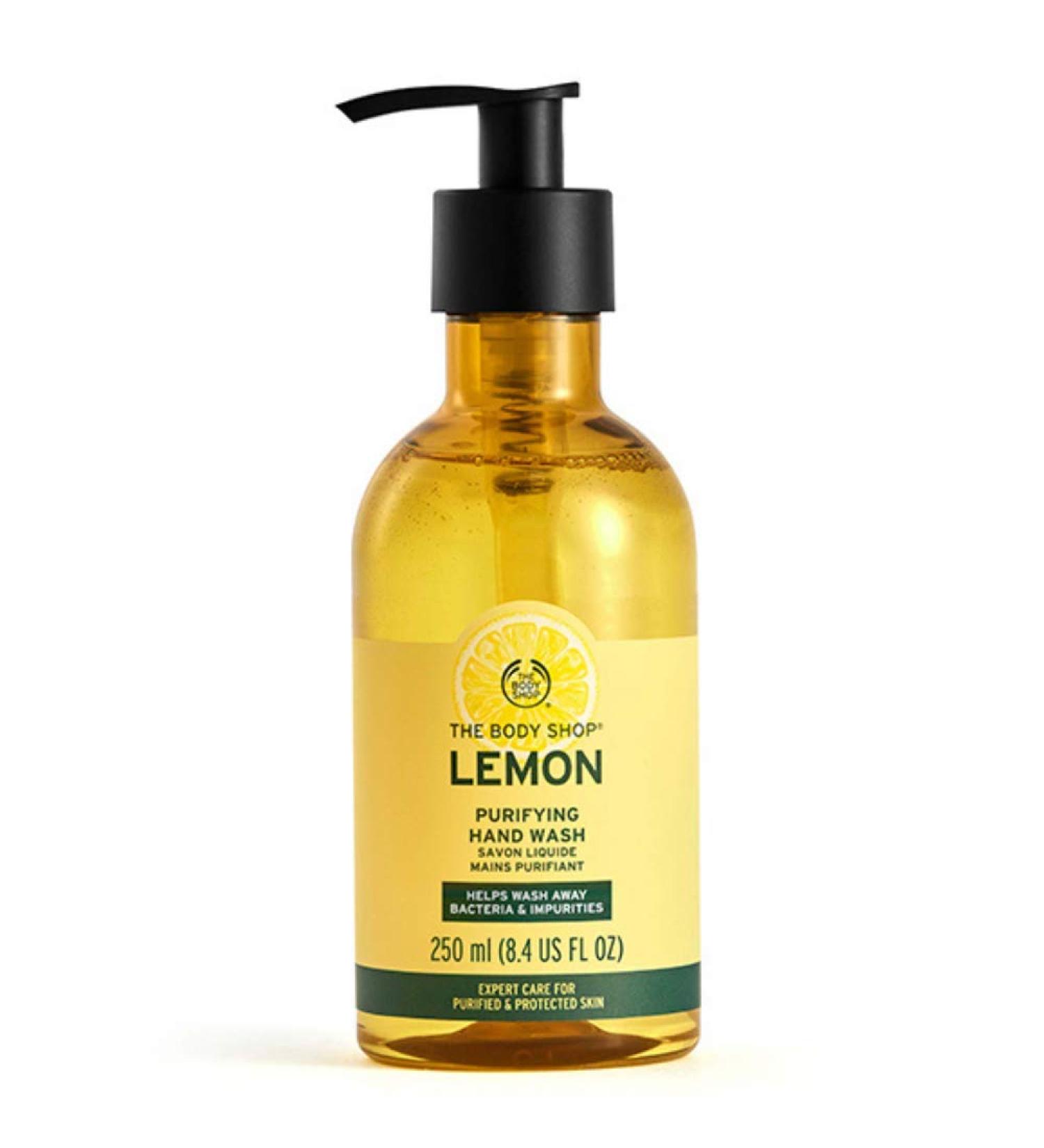 THE BODY SHOP Lemon Purifying Hand Wash INTENSELY CLEANSING HAND WASH PURIFY AND PROTECT SKIN - Buy Online on SooperMarket.com