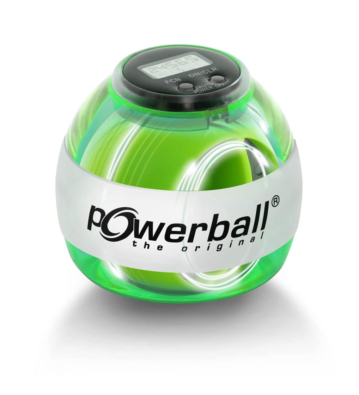 Powerball Max Green - Gyroscopic Hand Trainer with Green Light & Speed Meter | Original Kernpower - Buy Online on SooperMarket.com