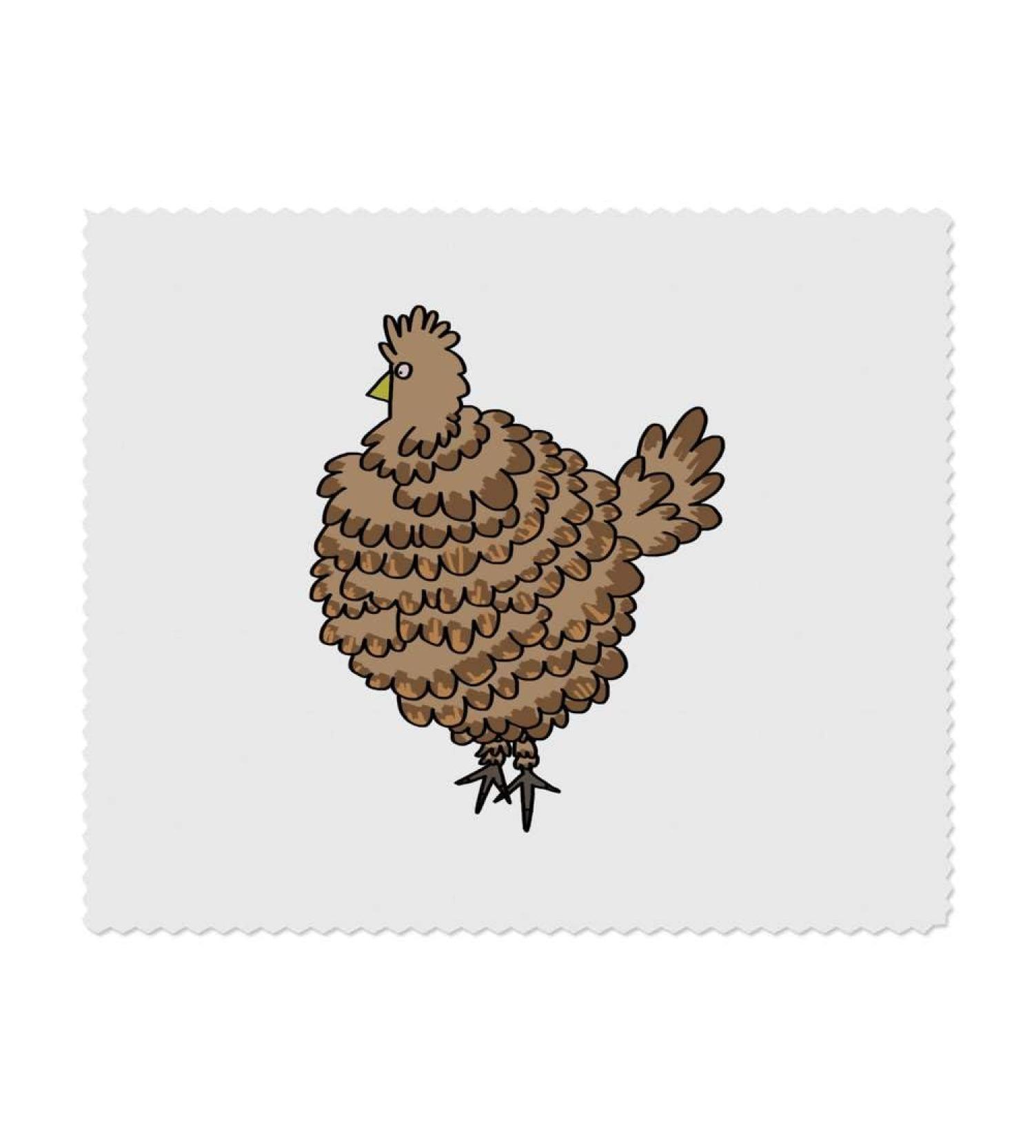 Buy 2 x Fluffy Chicken Microfiber Cleaning Cloths - Eco-Friendly & Reusable | International Shipping Available - Buy Online on SooperMarket.com