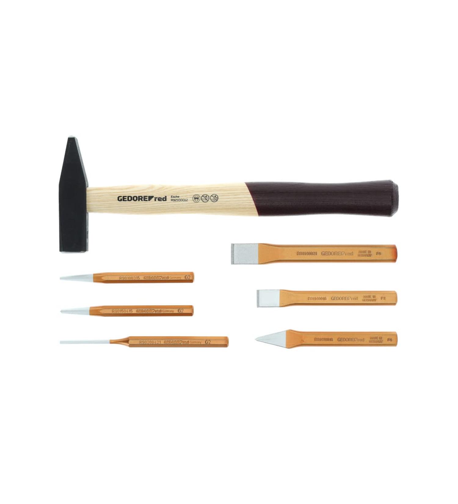 GEDORE - R22150019 RED Hammer/Chisel Set 2/6 CT-Module 7pcs