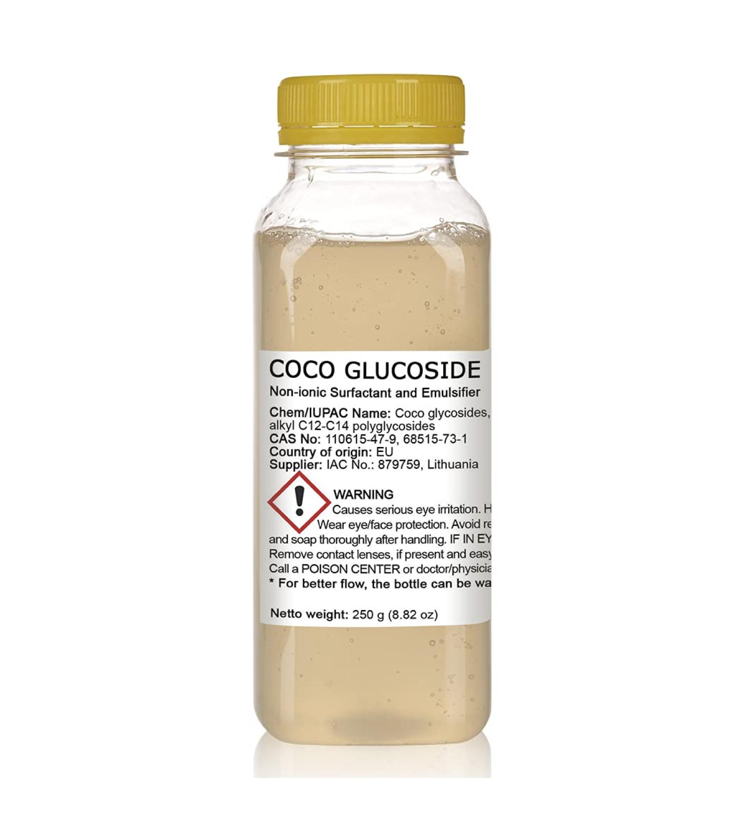 Artekas Innovation Coco Glucoside - Non-Ionic Surfactant & Emulsifier Gel 8.82 oz - DIY Skin Care - Shower Gels, Body Soap, Shampoos - Coconut 8.82 Ounce - Buy Online on SooperMarket.com