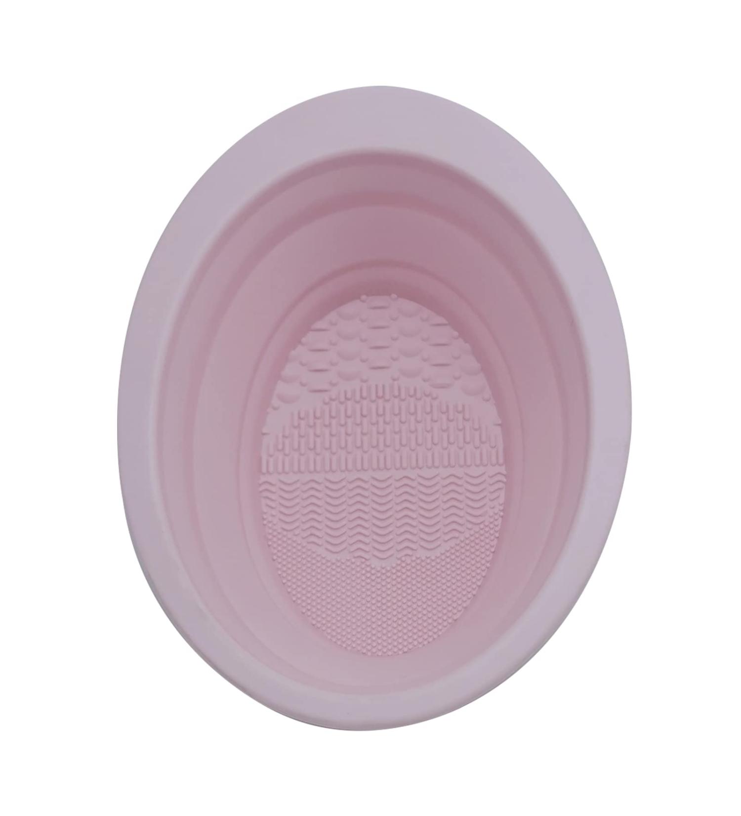 Buy SANWOOD Practical Makeup Brush Scrubber Cleaning Mat - Light Pink | Essential Brush Washing Tool for Women & Girls - Buy Online on SooperMarket.com