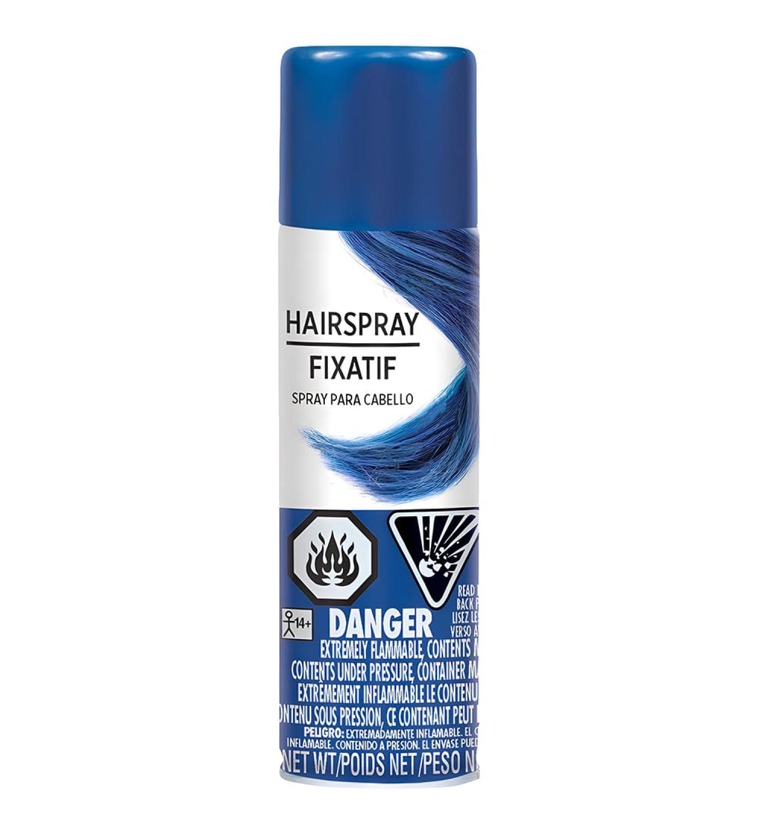Hypo-Allergenic Blue Hair Spray - 3 oz. - Perfect Party Accessory 1 Pc. - Buy Online on SooperMarket.com