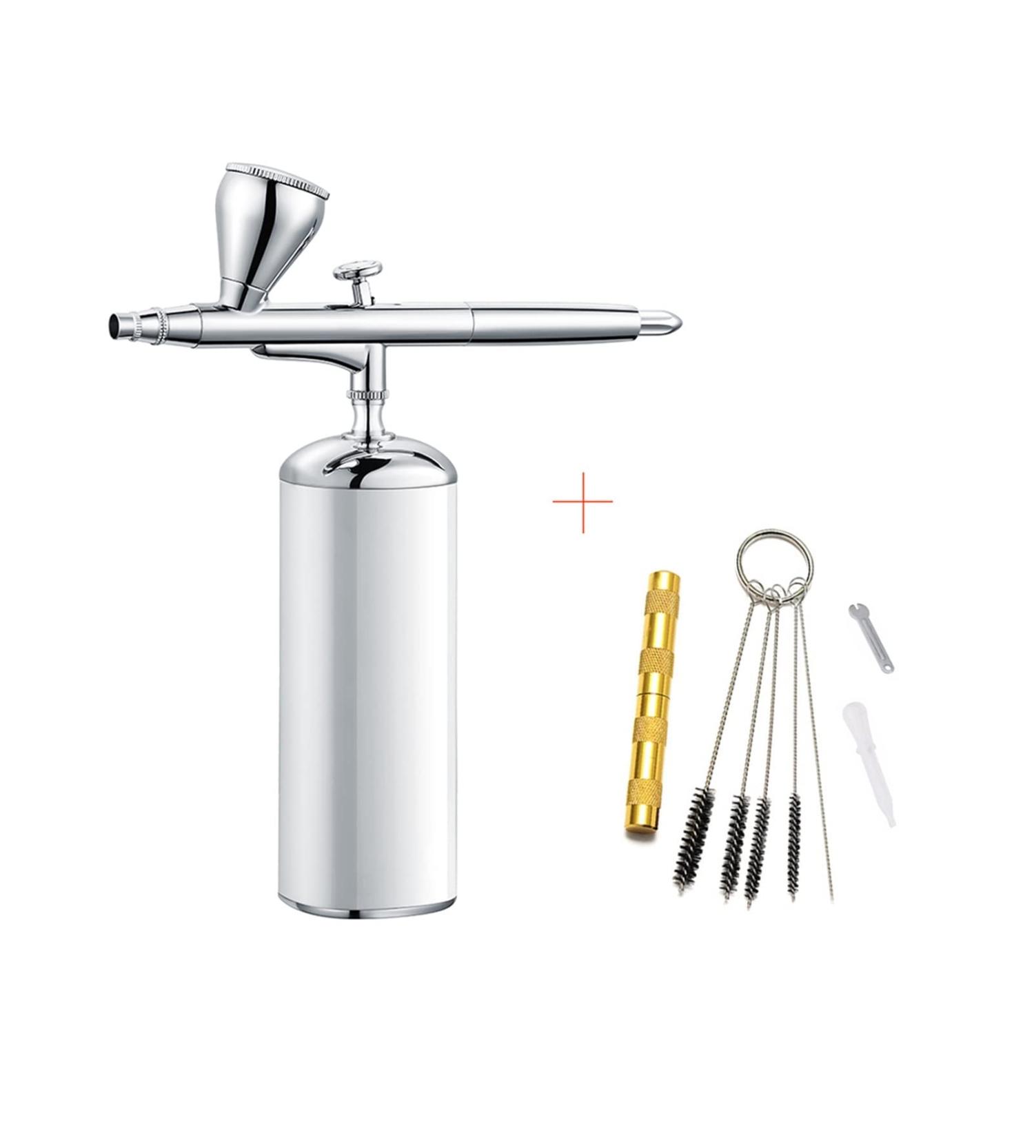 Handheld Paint Sprayer Spray Airbrush Set Professional Facial Makeup Air Brush Gun Kit USB Rechargeable Pen for Skin SPA Art Nail Manicure Home DIY - Buy Online on SooperMarket.com