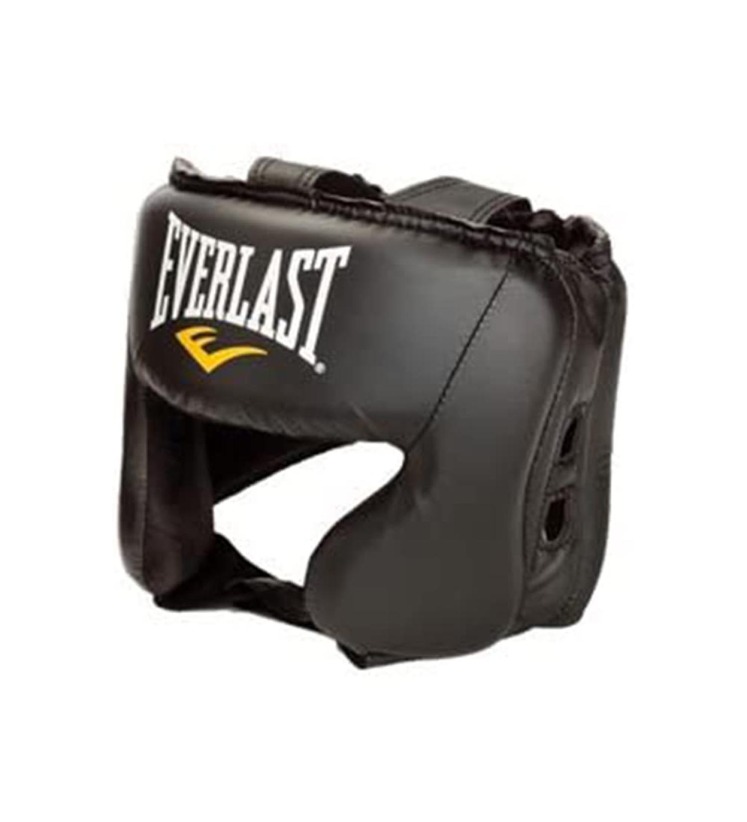 Everlast Everfresh Head Gear Black - Ultimate Protection for Boxing and MMA - Buy Online on SooperMarket.com