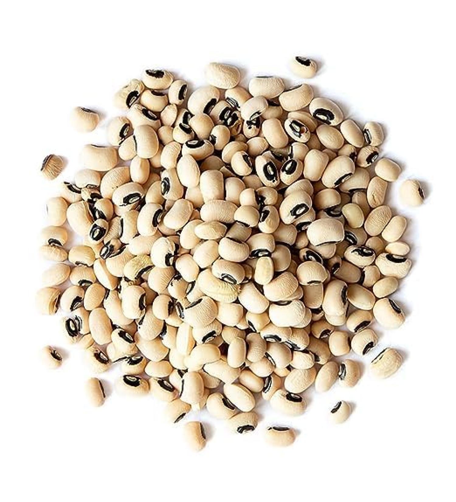 Chawli Black Eye White Lobia | 500 Grams | Natural Whole Dried (500 GM) (Pack of 02) - Buy Online on SooperMarket.com