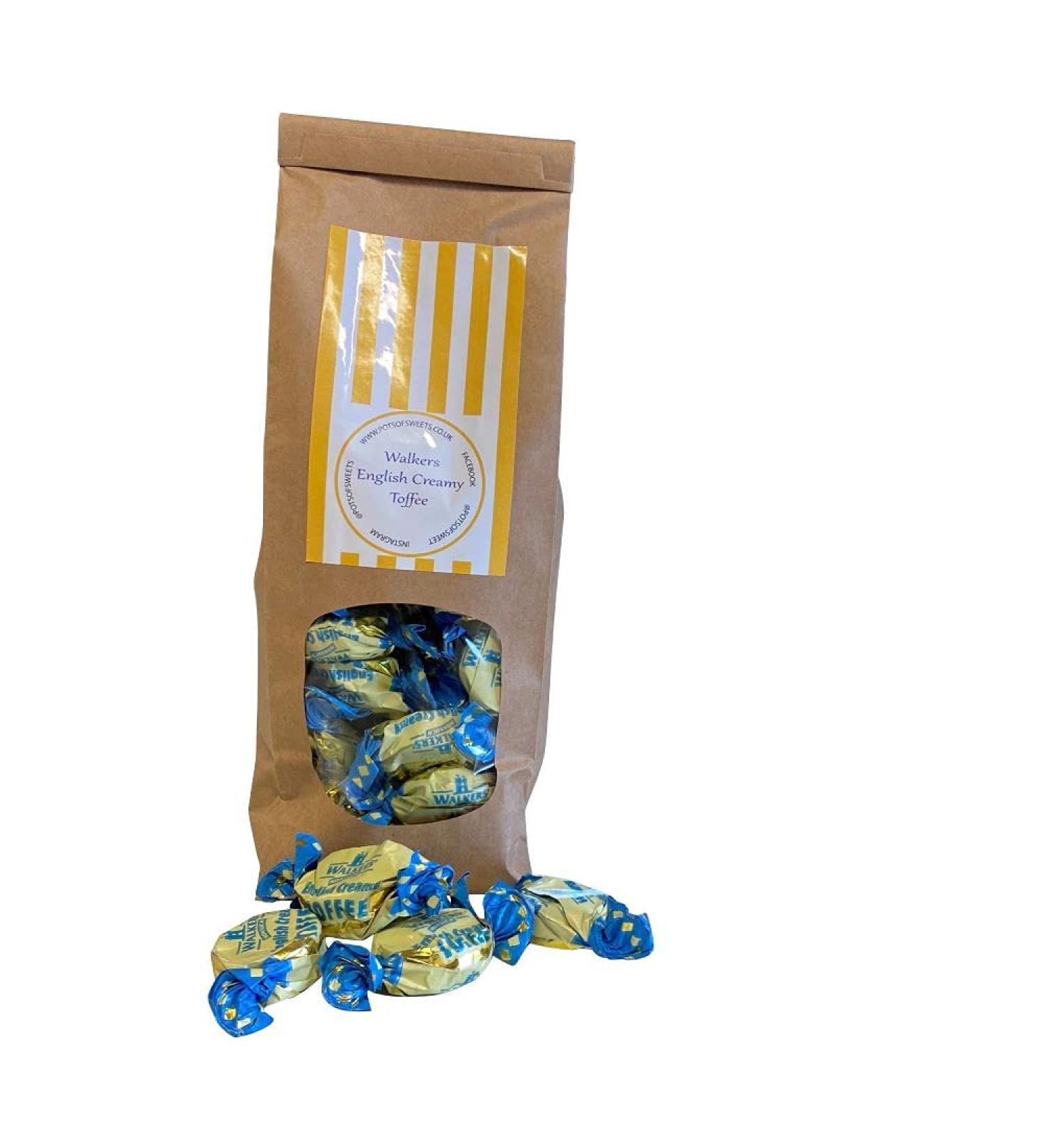 Personalized Customise with Your Own Message or Image 300g Bag of Walkers English Creamy Toffee