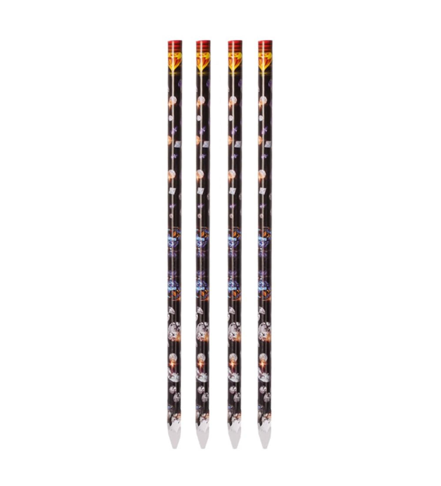 AMZLORD 4/12PCS Rhinestone Picker Pencil Set Self Adhesive Crystal Gem Pick Up Tools with Pencil Sharpener Dotting Wax Pen Nail Dotting Wax Pen for Crafts White - Buy Online on SooperMarket.com