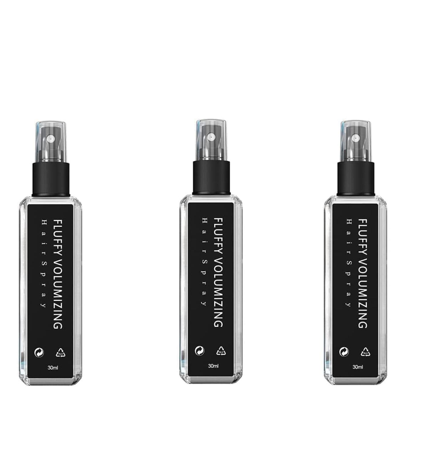 KXC Fluffy Volumizing Hair Spray Set - 3PCS | Instant Volume & Thickness | Long-lasting Brightness | Non Greasy & Non Sticky | For All Hair Types - Buy Online on SooperMarket.com