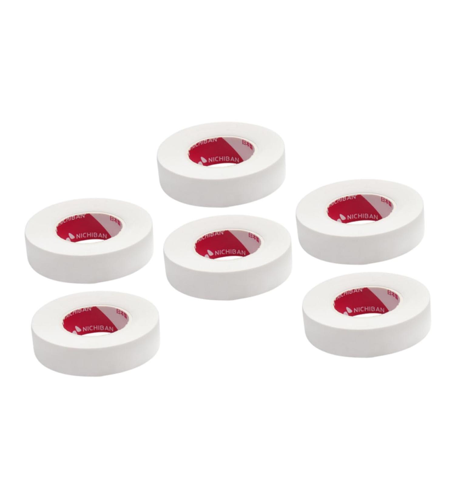 NOLITOY Eyelash Tape - 6 Rolls for Lash Extensions Soft & Breathable Eye Beauty Tool Ideal for Lash Makeup White - 5.00x5.00x1.20CM - Buy Online on SooperMarket.com