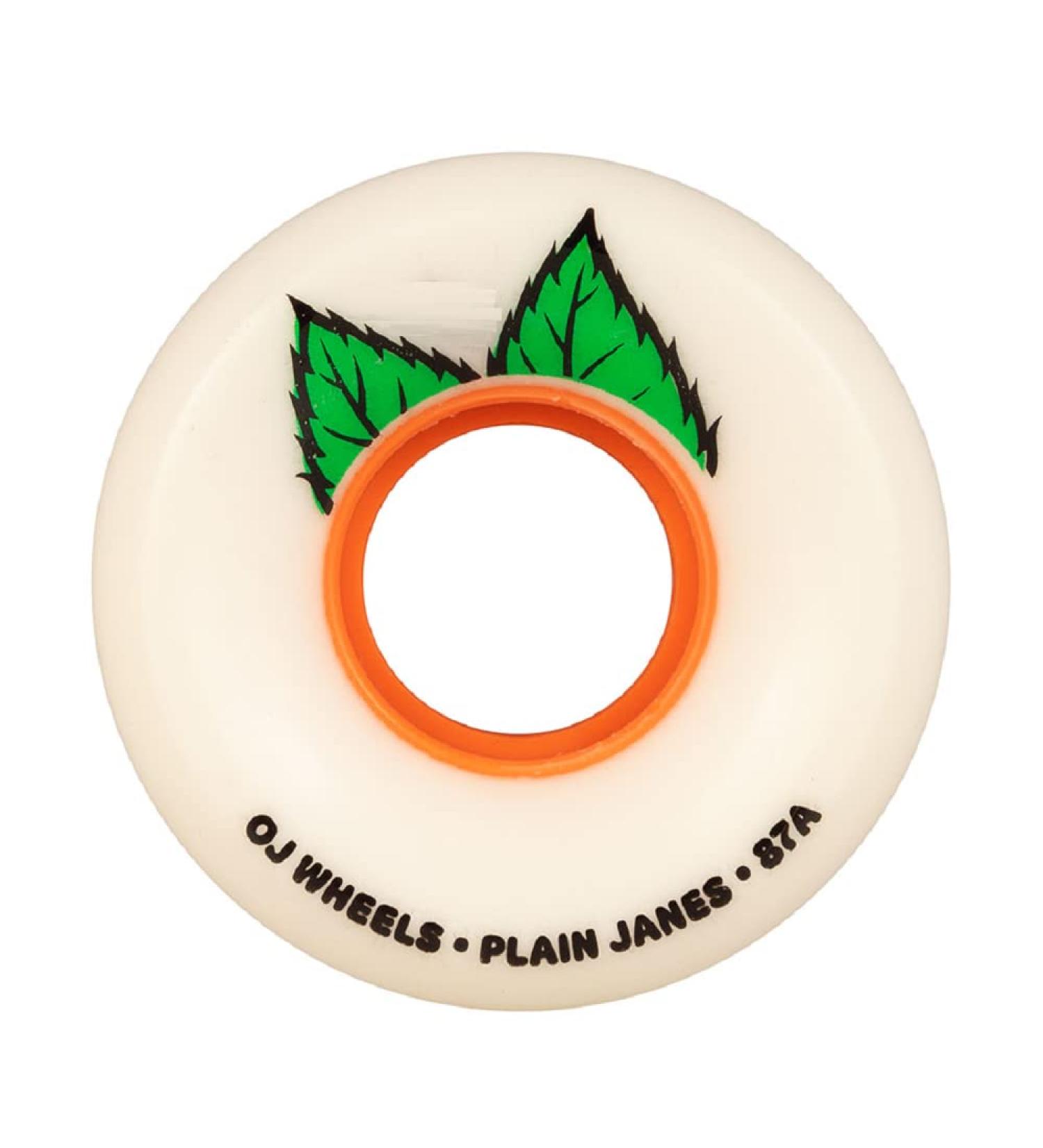 OJ Skateboard Wheels Plain Jain Keyframe 87a Skateboard Wheels -Set of 4 Wheels Plain Jane 56mm - Buy Online on SooperMarket.com
