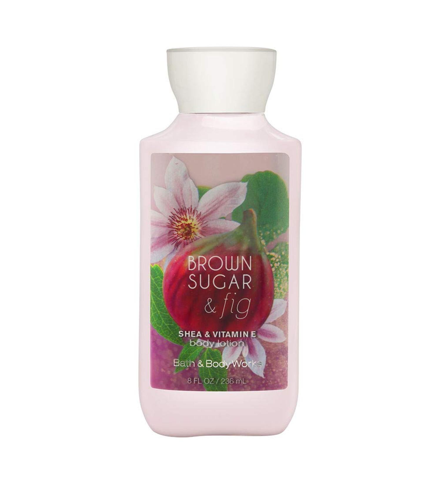 Bath & Body Works Signature Lotion Brown Sugar & Fig  8 oz Brown Sugar & Fig Shea 7.98 Fl Oz (Pack of 1)