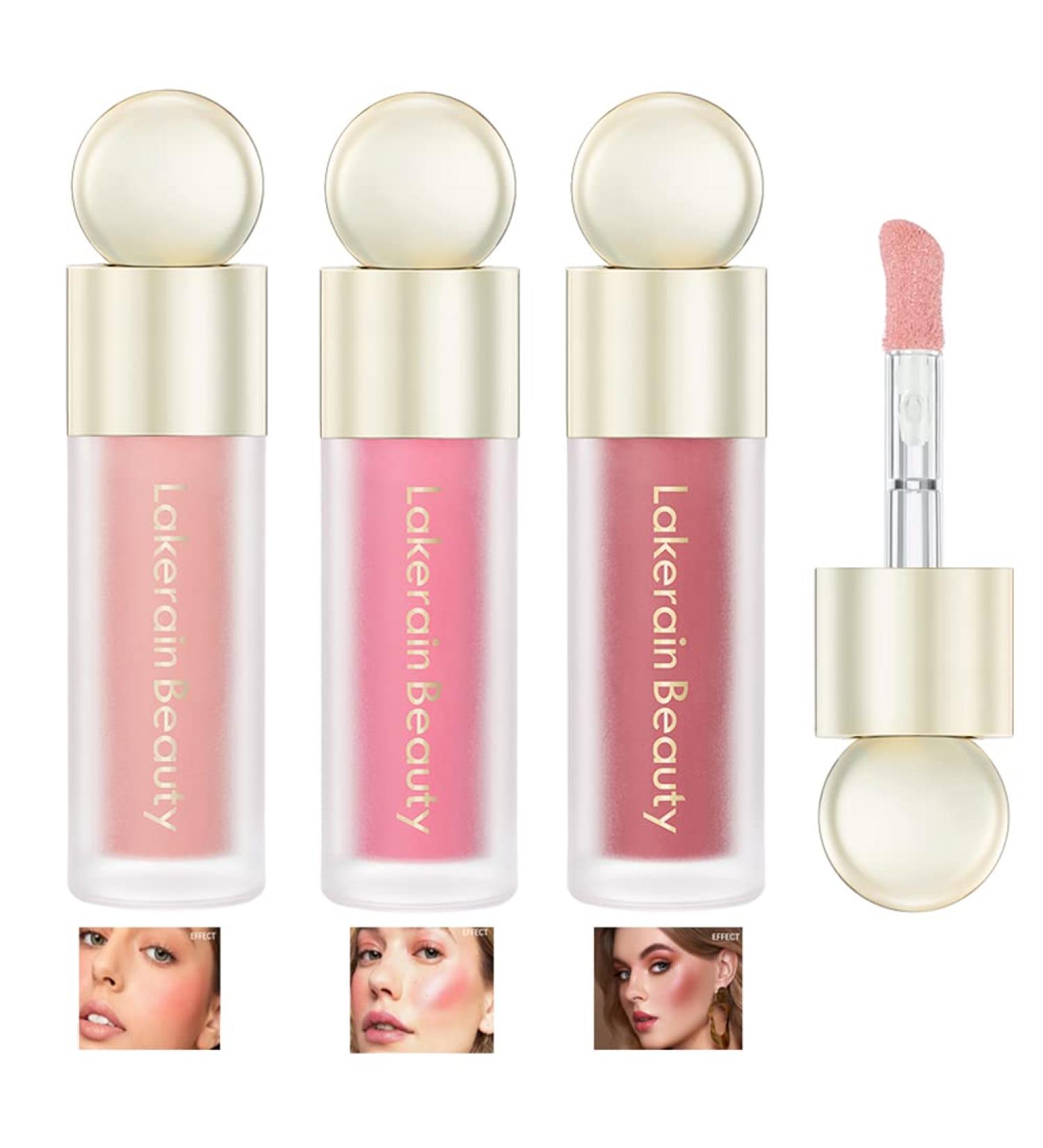 3-Color Face Cream Blush Set | Moisturizing & Long-Lasting Skin Tint | Lightweight Blush Kit - Buy Online on SooperMarket.com