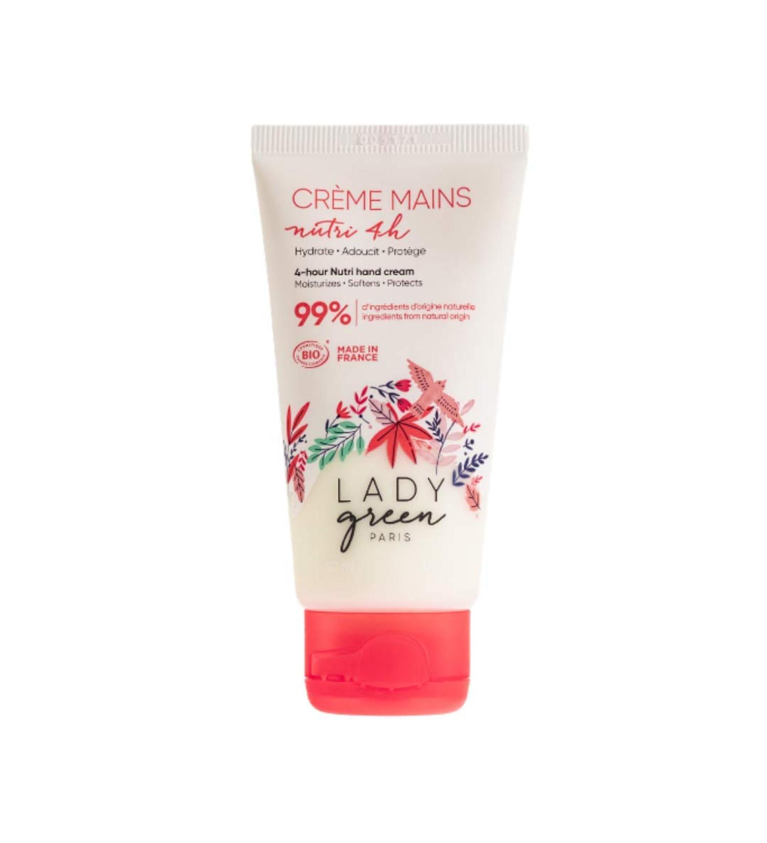 Lady Green Hand Cream Nutri 4H - Nourishing Moisturizer for Soft Hydrated Skin | International Shipping Available - Buy Online on SooperMarket.com