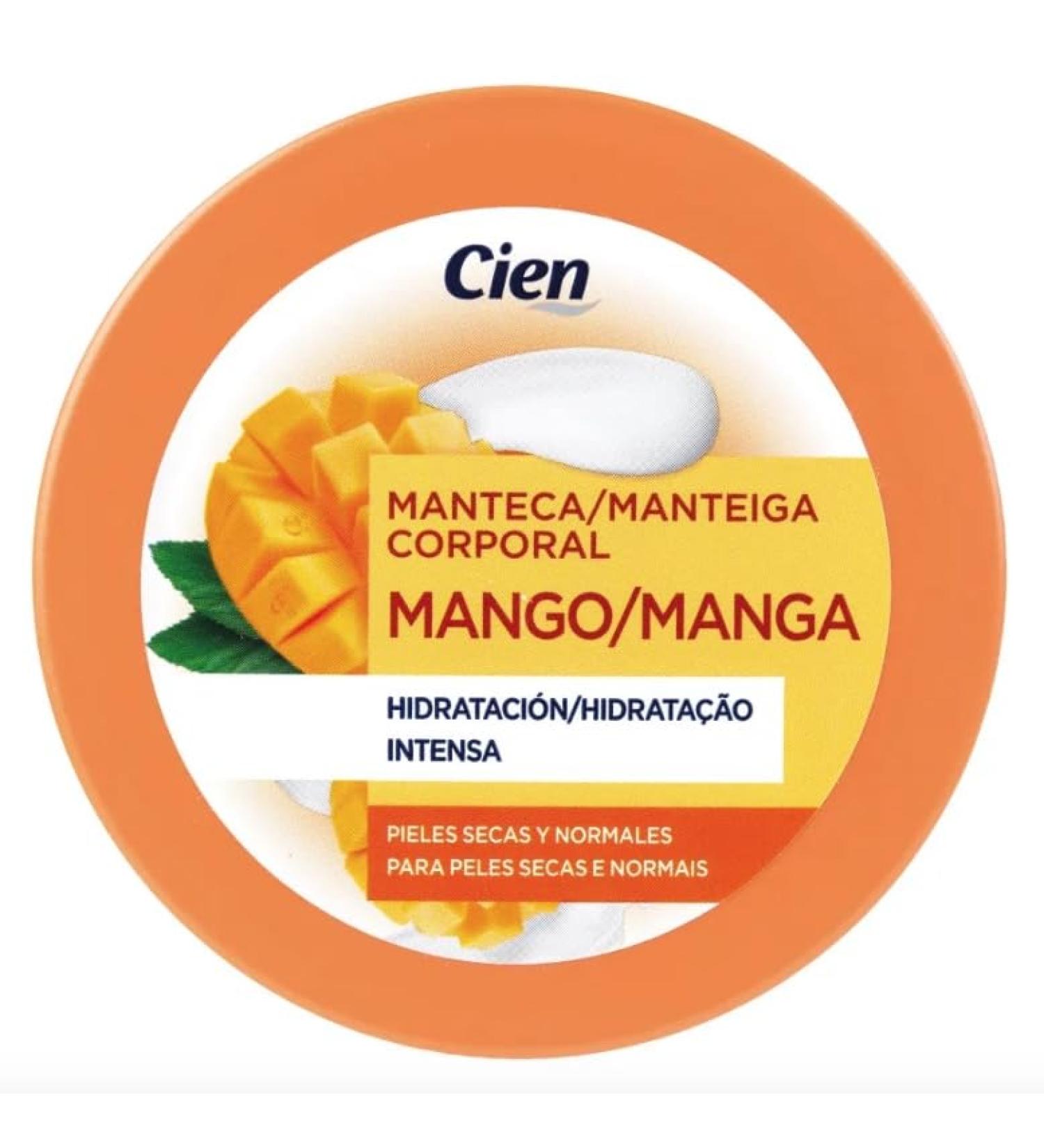 Cien - Body Butter 400 ml. Mango. Intensive hydration. Dry and normal skin.