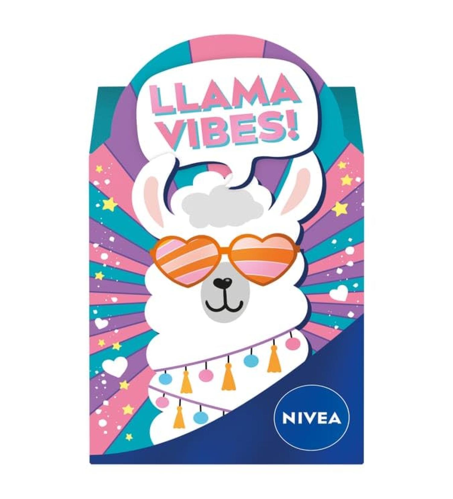 NIVEA Rainbow Lip Balm Gift Set Stocking Filler for Her