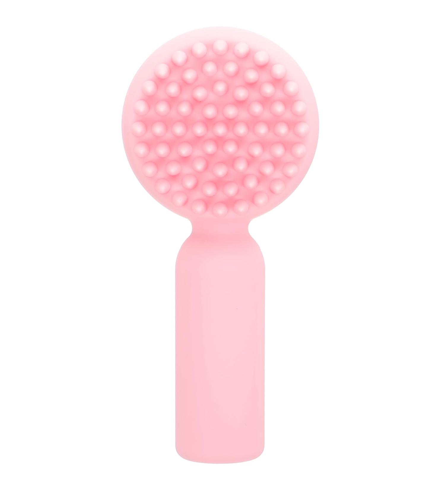 Gogogmee Silicone Face Brush Silicone Face Scrubber Silicone Facial Scrubber Facial Cleansing Brush Face Scrubber Face Scrubbers Silicone Brush for Face Facial Exfoliator Brush Facial Brush 11x5cm Pink - Buy Online on SooperMarket.com