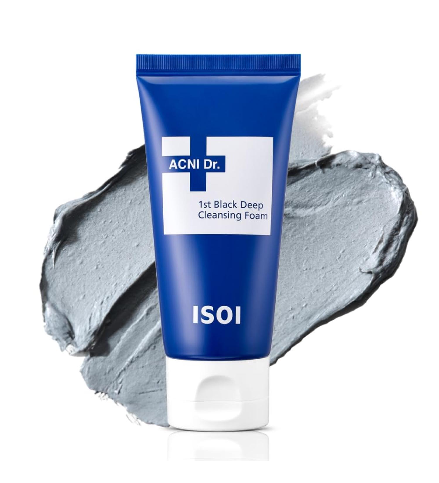 isoi ACNI Dr. 1st Deep Cleansing Foam 75ml - Gentle Moisturizing Cleanser for Oily & Acne-Prone Skin | Korean Skin Care Solution - Buy Online on SooperMarket.com