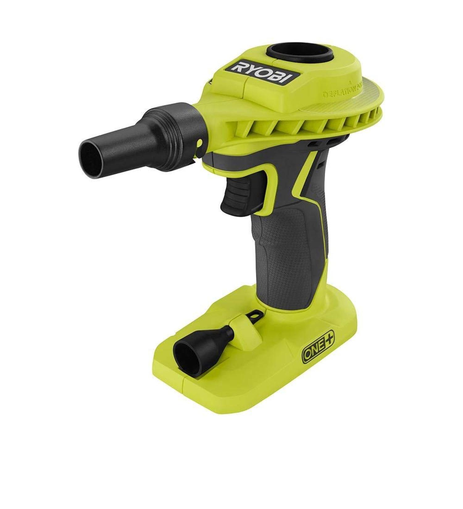 RYOBI 18-Volt ONE+ Cordless High Volume Power Inflator (Tool Only) P738 - Bulk Packaged - Buy Online on SooperMarket.com