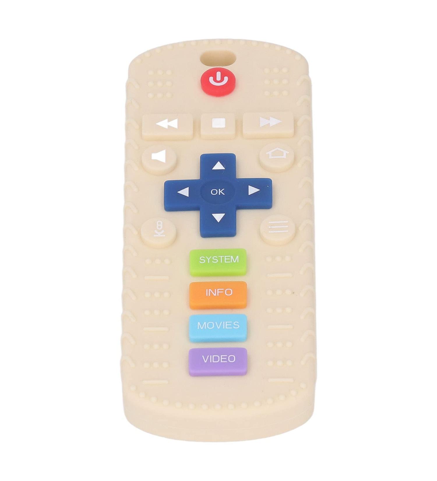 Soft Silicone Teething Toy for Toddlers - Odorless and Anxiety-Relieving Teething Toy for Home - White - Buy Online on SooperMarket.com