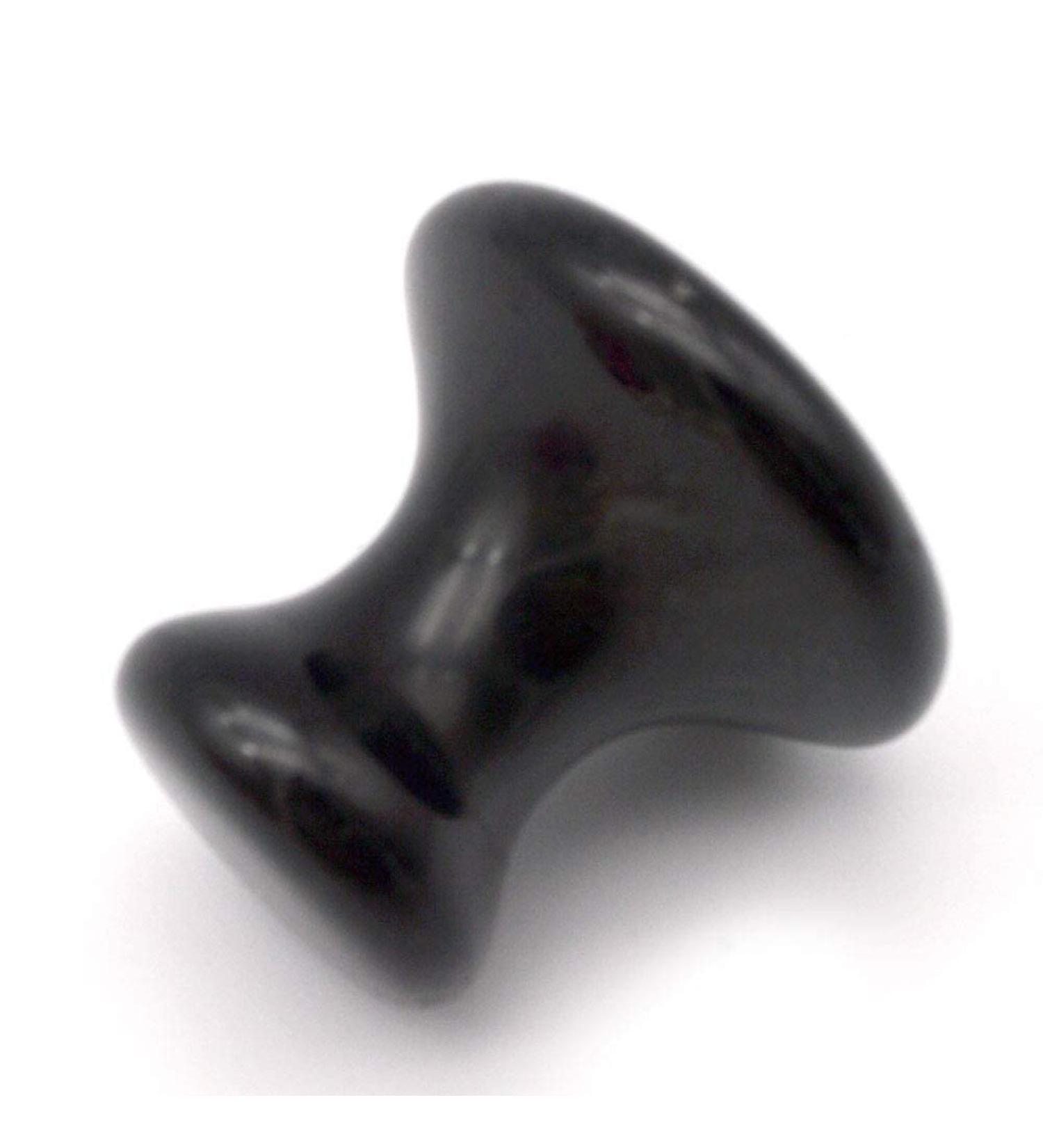 Jade Guasha Facial Massage Tool | Black Obsidian Gua Sha Stone for Anti-Cellulite Skincare - Buy Online on SooperMarket.com