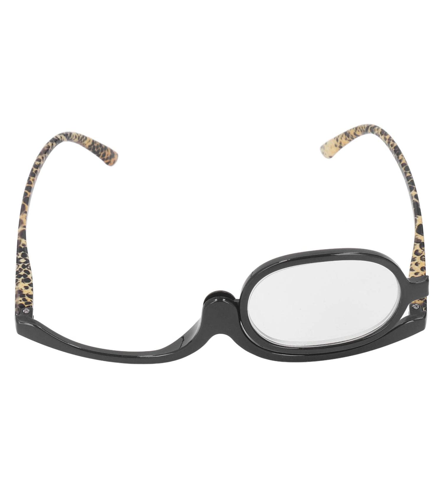 Buy 2.50 Enlargement Makeup Glasses - Foldable Rotating Reading Glasses with Case for Flawless Makeup Application - Buy Online on SooperMarket.com