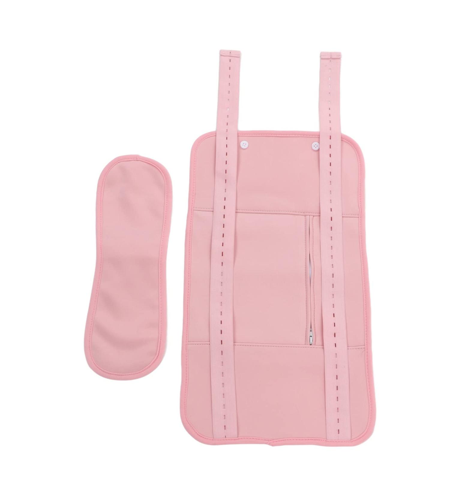 Reusable Bio-Ribinus Oil Pack Set | Double-Layer Castor Oil Wraps for Waist & Neck | Washable Pink Castor Oil Packs - International Shipping Available - Buy Online on SooperMarket.com
