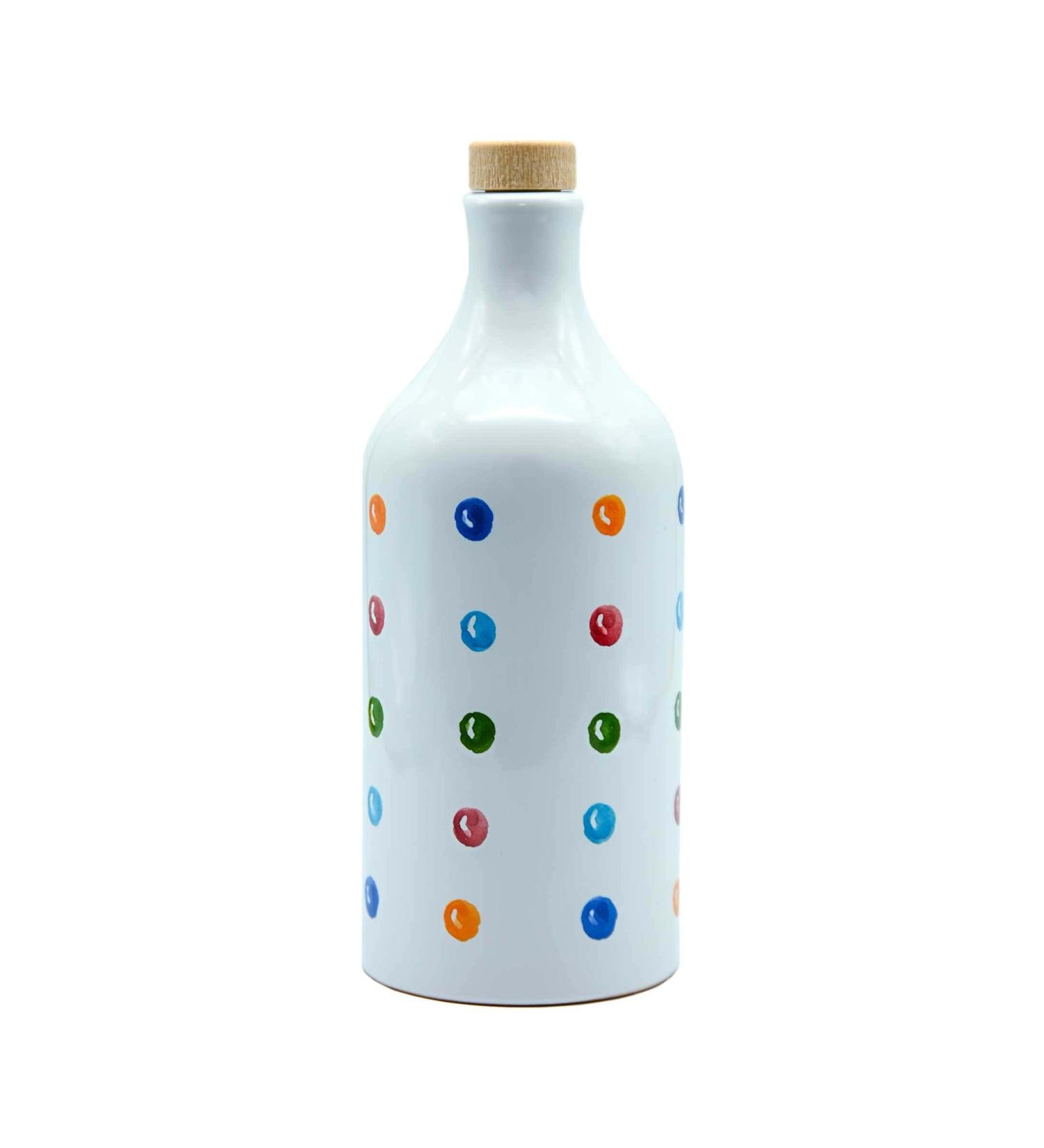 Muraglia - Extra Virgin Olive Oil Pois Ceramic Jar (Intense Fruity) 500ml - Buy Online on SooperMarket.com