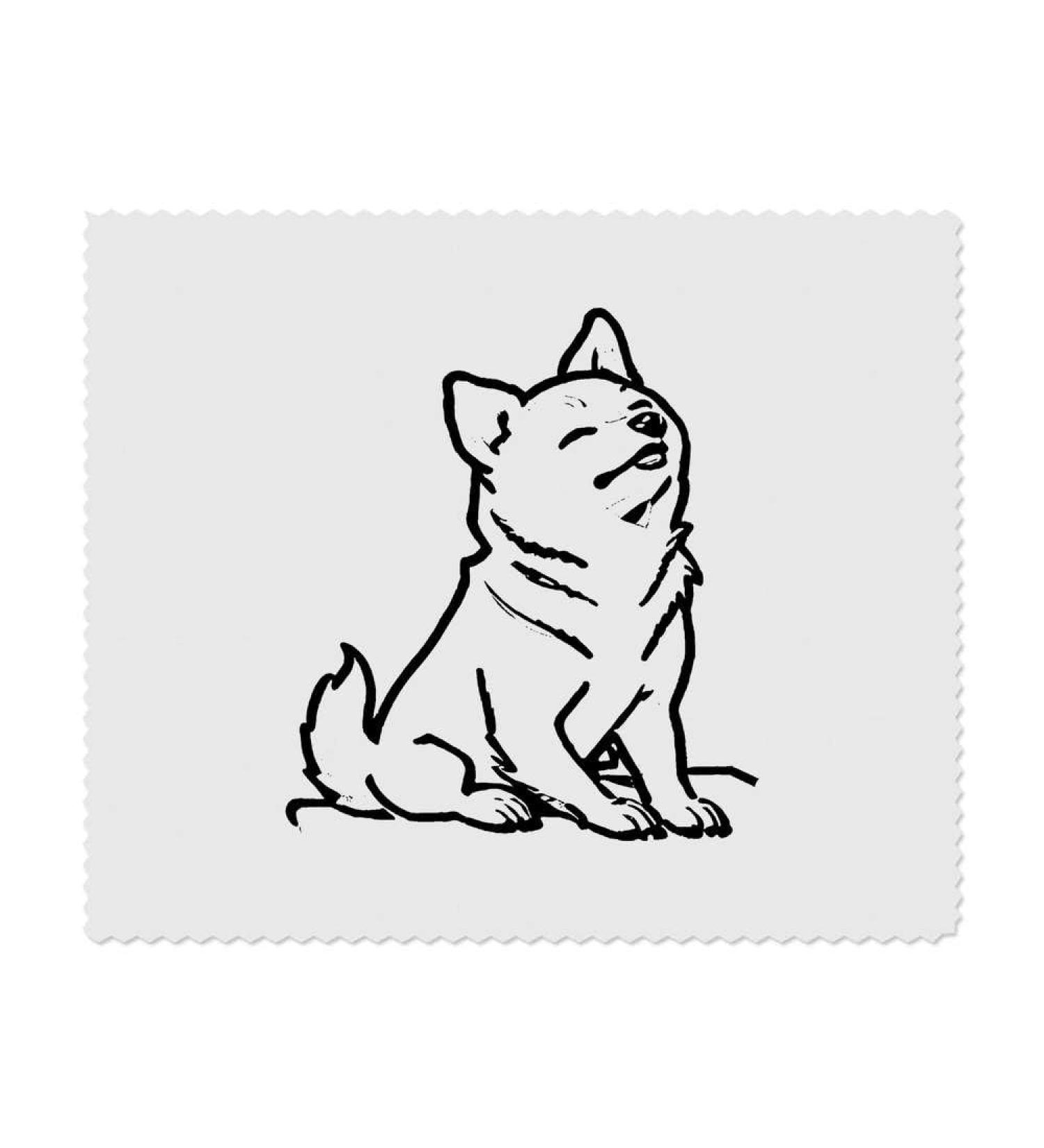 Buy 2 Shiba Inu Microfiber Lens Cleaning Cloths - Perfect for Glasses & Screens | High-Quality Eco-Friendly International Shipping - Buy Online on SooperMarket.com