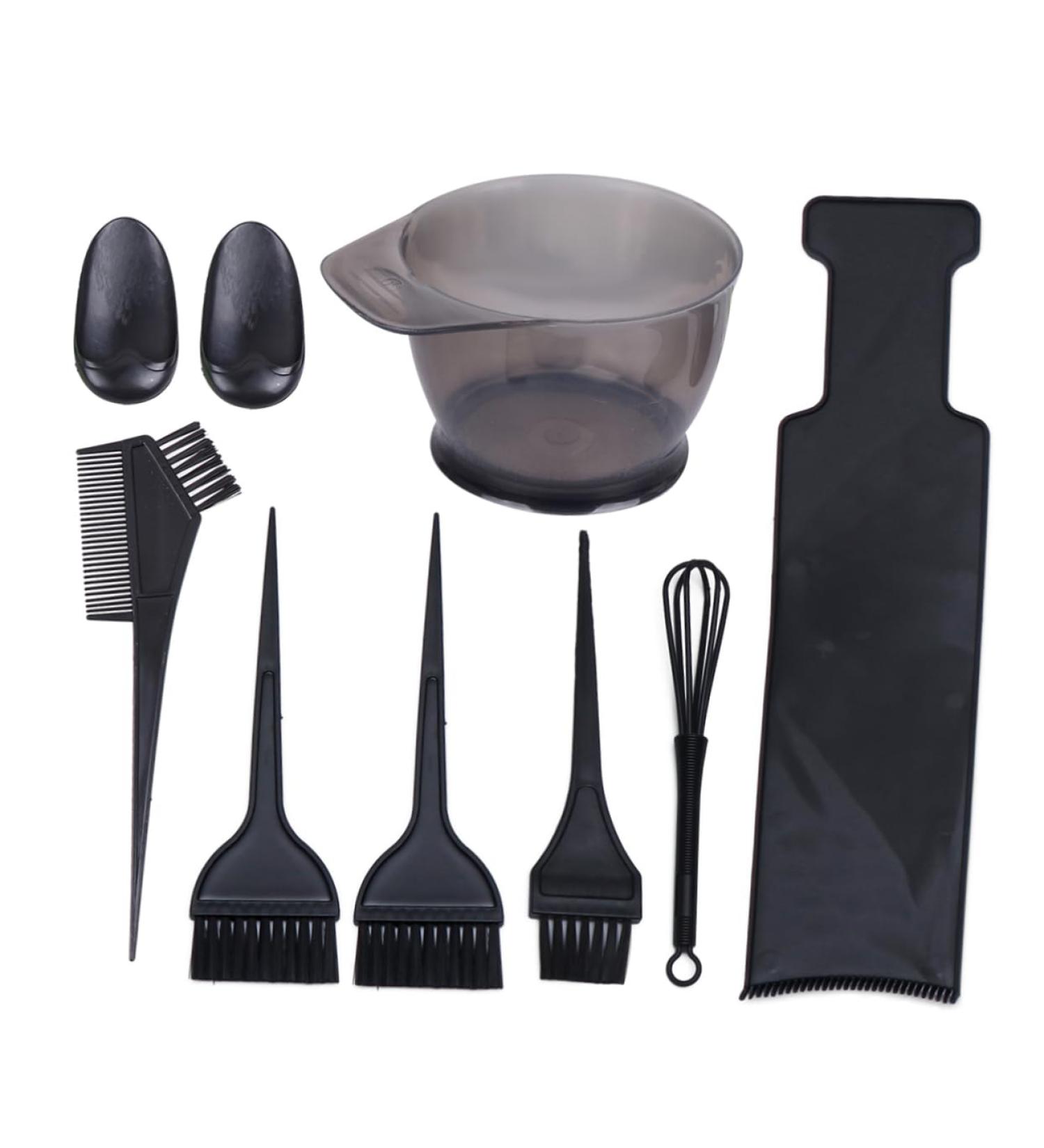 FRCOLOR Set Hair Tint Tool Hair Dye Tint Bowl and Brush for Hair Coloring Hair Dye Brush Hair Bleach Hair Color Board Black Wig Heads Hair Color Kit Hair Dye Bowl Large Hairdressing Tool - Buy Online on SooperMarket.com