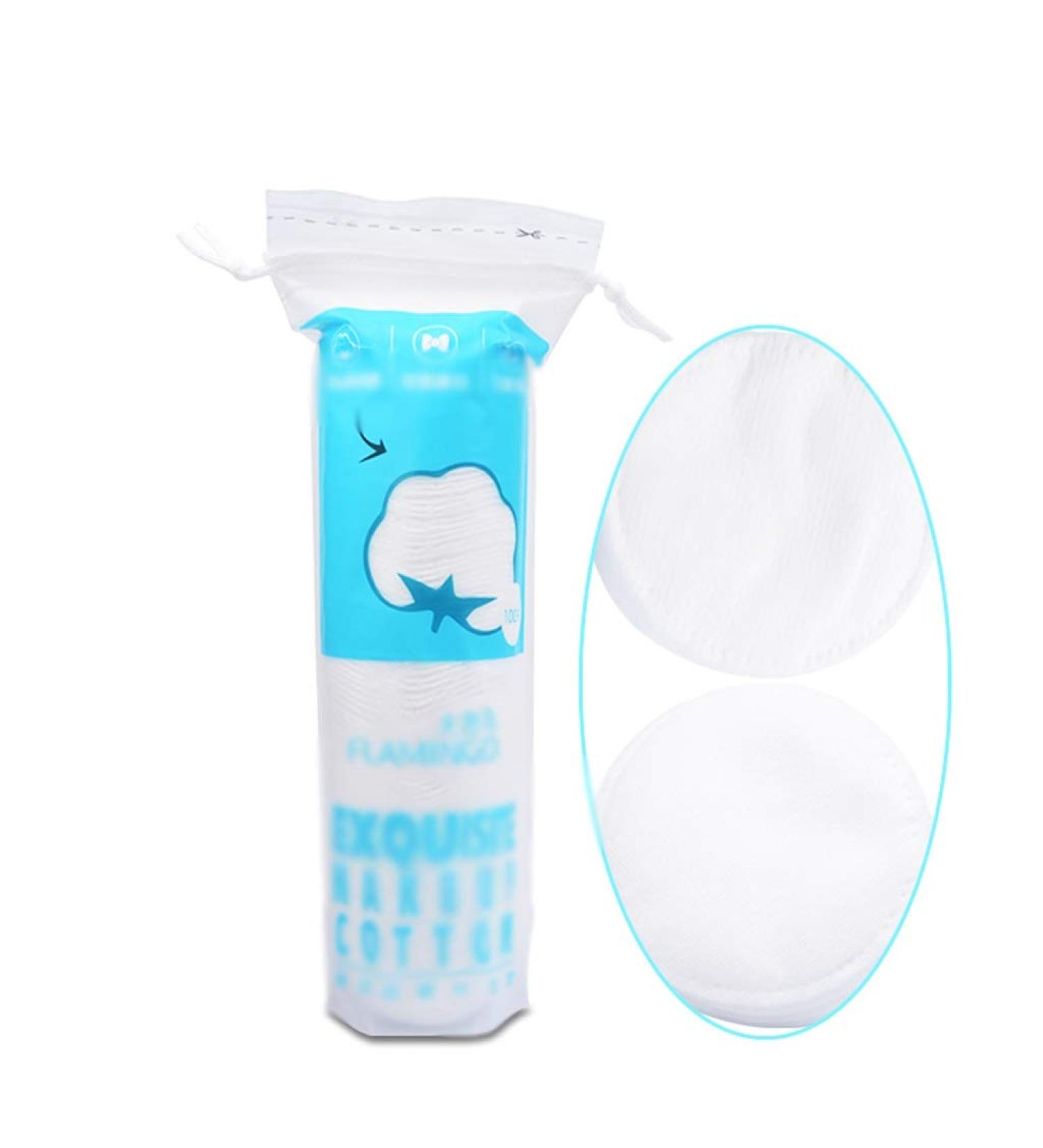 Portable Cleansing Cotton 100pcs Soft Pure Cotton Facial Pads Soft Cotton Round Cleansing Pads Dual Sides Allowing Surface Use Cotton Pads Soft Comfortable (Color : White Size : 6cm) 6cm White - Buy Online on SooperMarket.com