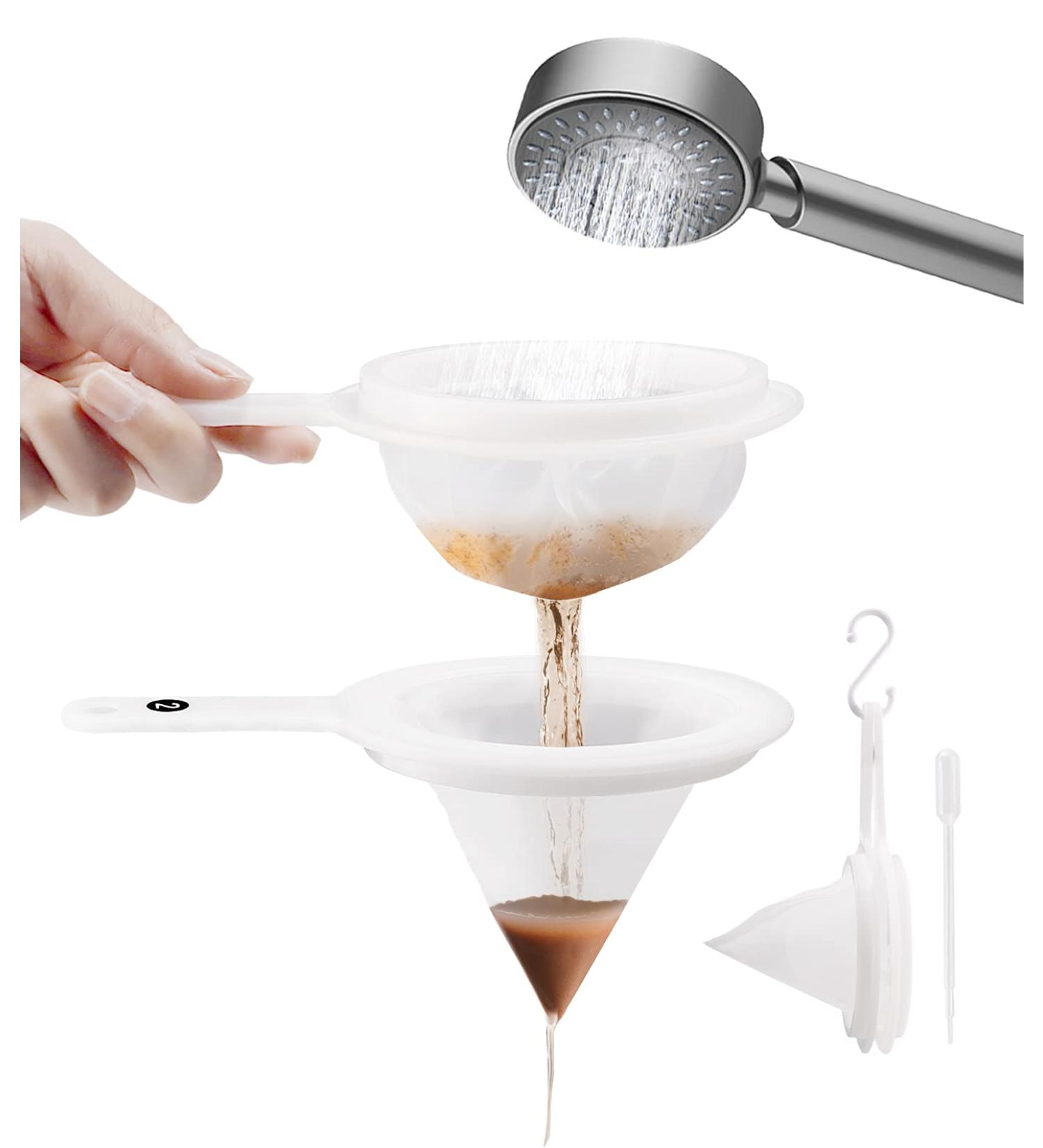 Clscea Aquarium Brine Shrimp Sieve Eggshell Separator Kit - 80 Mesh & 200 Mesh | Artemia Collecting Net for Brine Shrimp Hatchery - Buy Online on SooperMarket.com