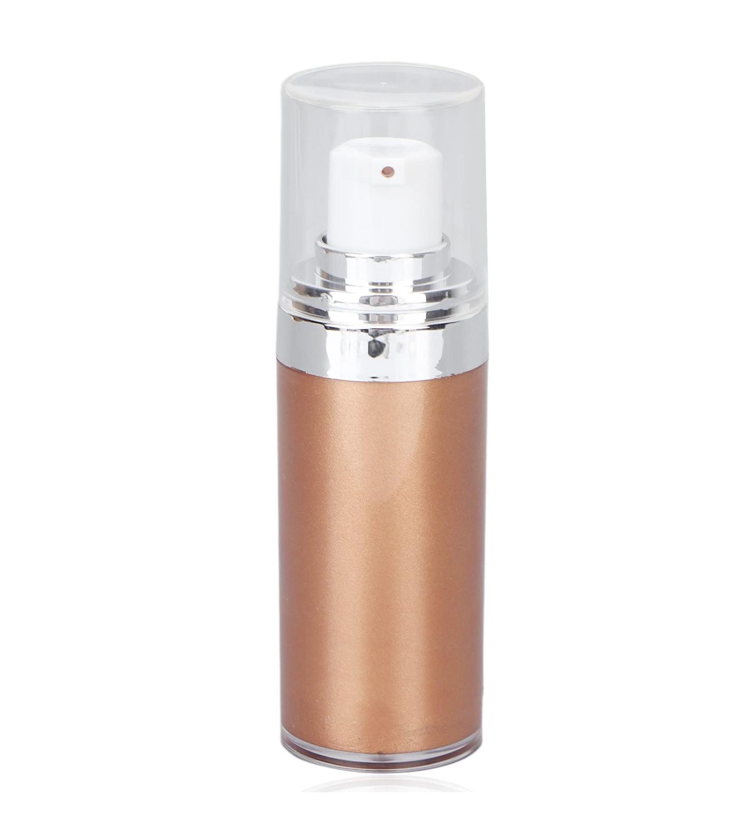Glitter Body Makeup Liquid Cream - Shimmery Rose Gold Highlighter for Face & Skin | Moisturizing Lotion with Natural Glow Finish - Buy Online on SooperMarket.com