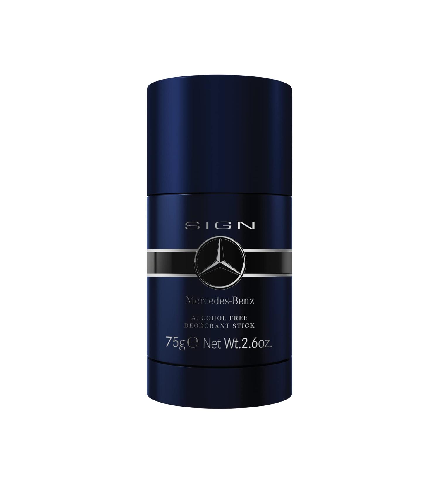 Mercedes-Benz Sign - Stick Deodorant for Men - Mens Deodorant Stick - Tonka Bean Patchouli Fragrances - Alcohol Free Deodorant for Men - 2.6 oz - Buy Online on SooperMarket.com