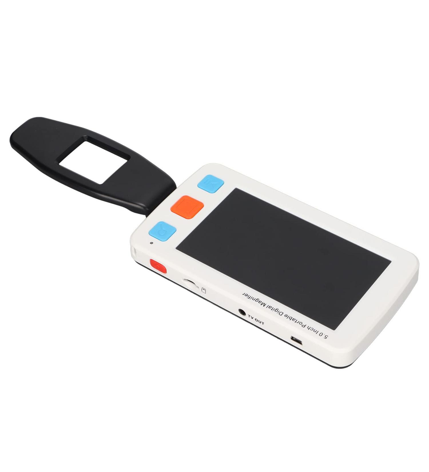 Portable Digital Magnifier Reading Aid | 5.0 Inch LCD Screen | Handheld Electronic Reading Aids 4X-32X Zoom | Memory Function | UK - Buy Online on SooperMarket.com