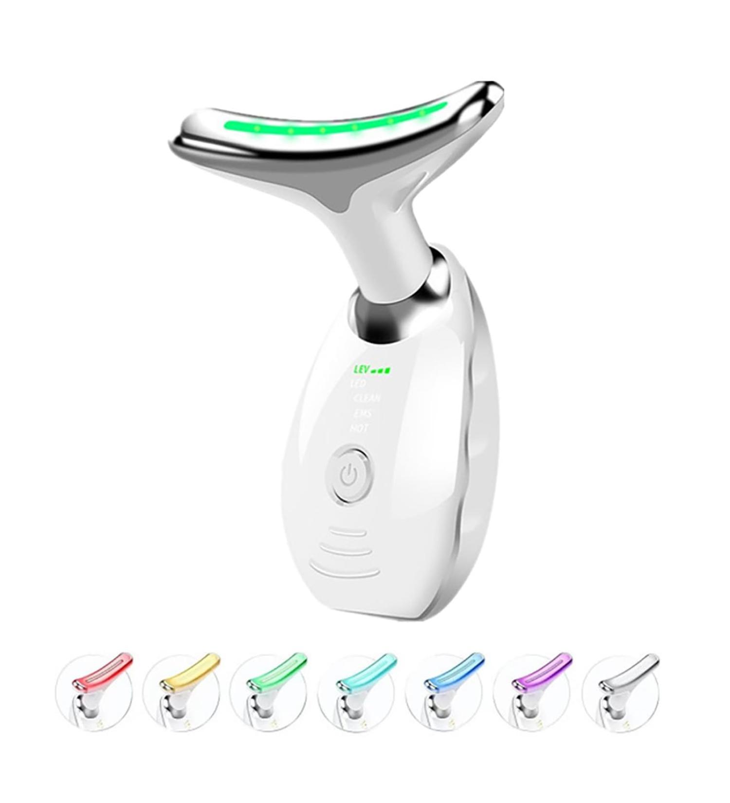 Nadove Micro-Glow Facial Nadove Micro Glow Face Sculptor Micro Glow Facial Machine Microcurrent Multifunctional Facial Massager Double Chin Eliminator (White) - Buy Online on SooperMarket.com