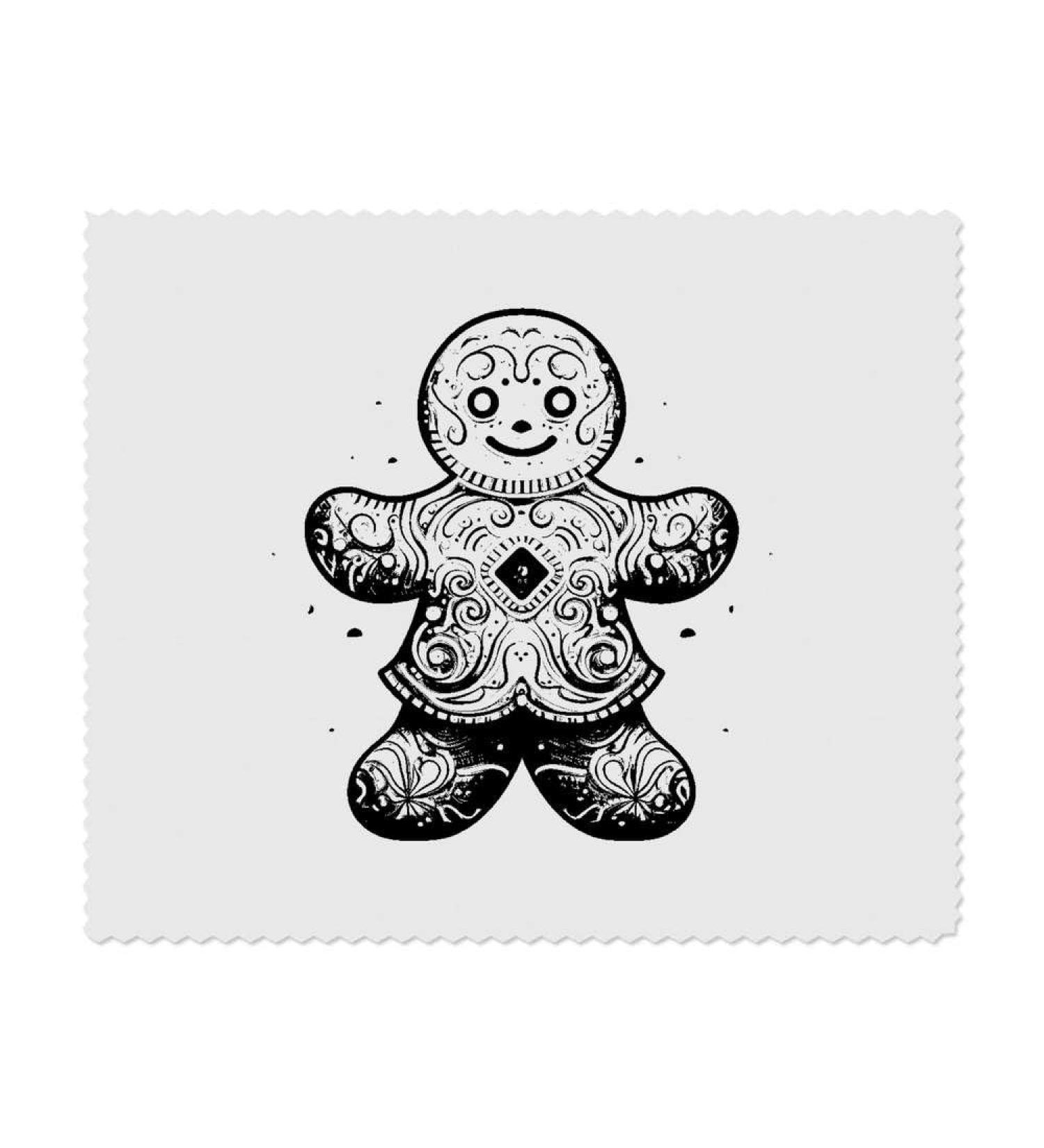 Buy Gingerbread Man Microfiber Glasses Cleaning Cloth - LC00024034 | International Shipping Available - Buy Online on SooperMarket.com