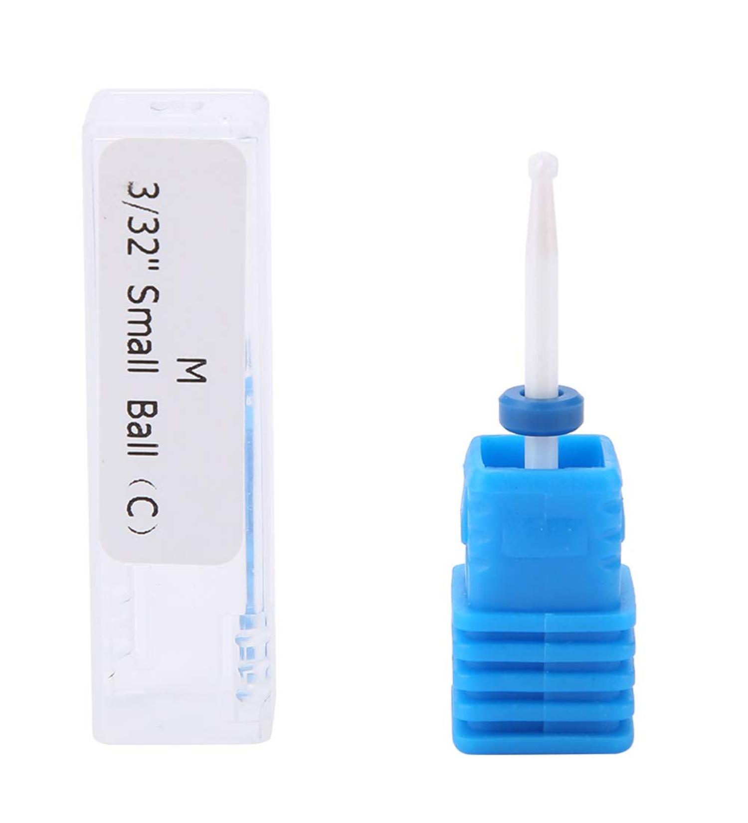 5 Type Pedicure Nail Drill Bit Ceramic Nail Polishing Bits Cylinder Shape Grinding Head Nail Drill Bit for Nail Salon and Home Use(Ball head M) - Buy Online on SooperMarket.com