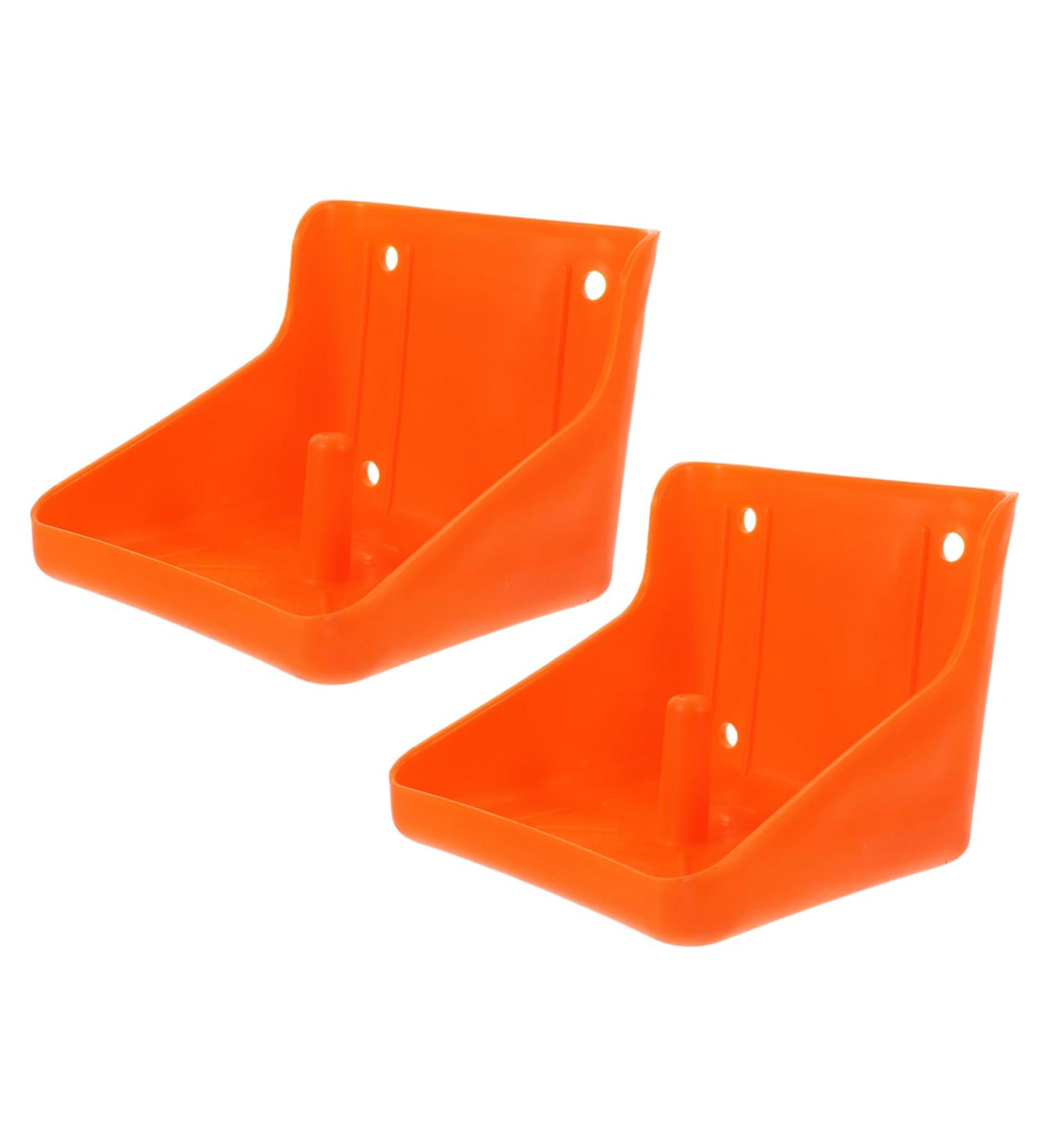 2pcs Cattle and Sheep Lick Brick Box Horse Salt Livestock Mineral Block Holder Deer Food Blocks Holder Livestock Accessory Professional Salt Block Rack Cows Food Bowl Pp Animal 17x16.5cm Red - Buy Online on SooperMarket.com