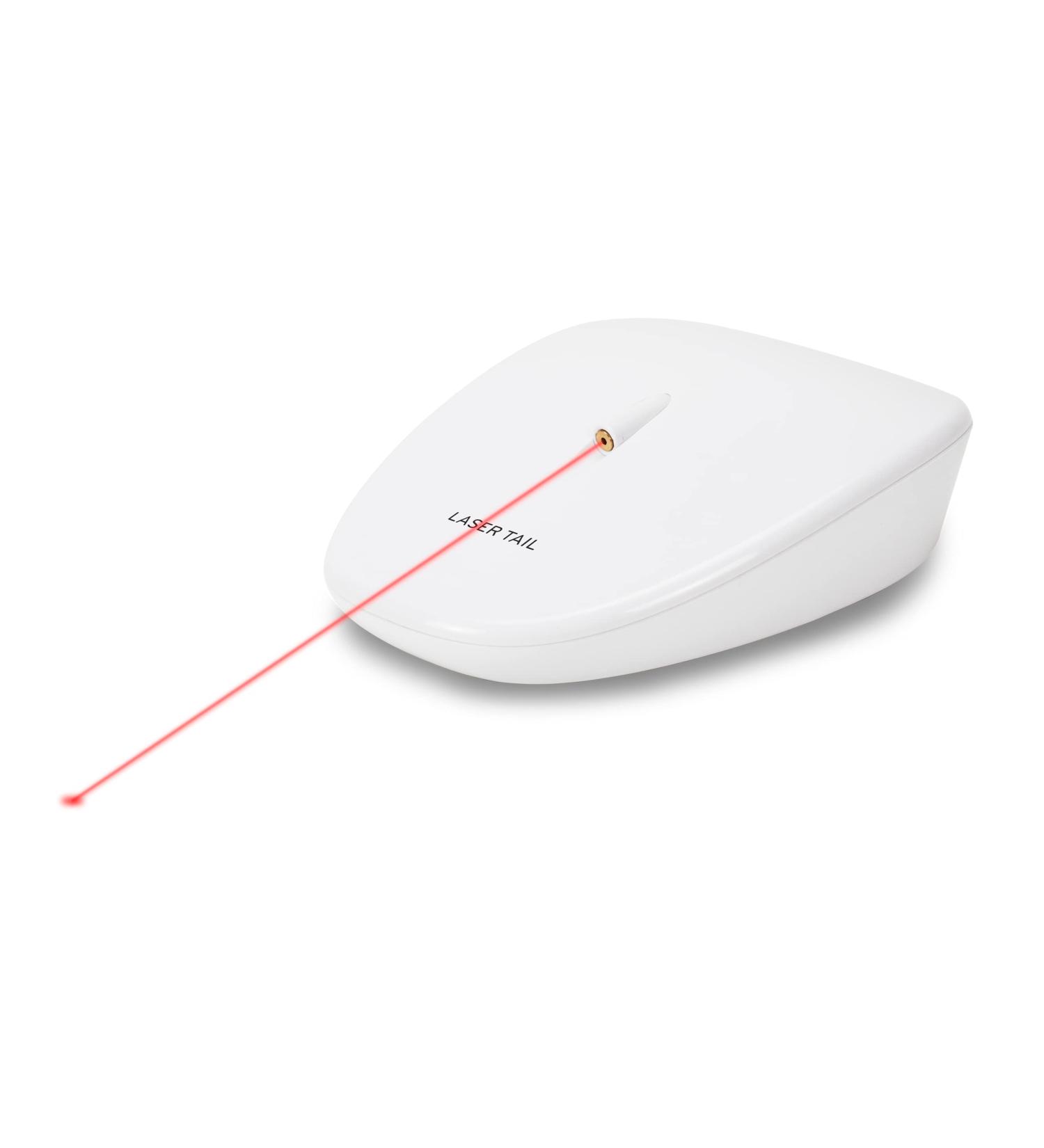 PetSafe Laser Tail Automatic Laser Light Interactive Playtime For Cats Moving Cat Toy White - Buy Online on SooperMarket.com