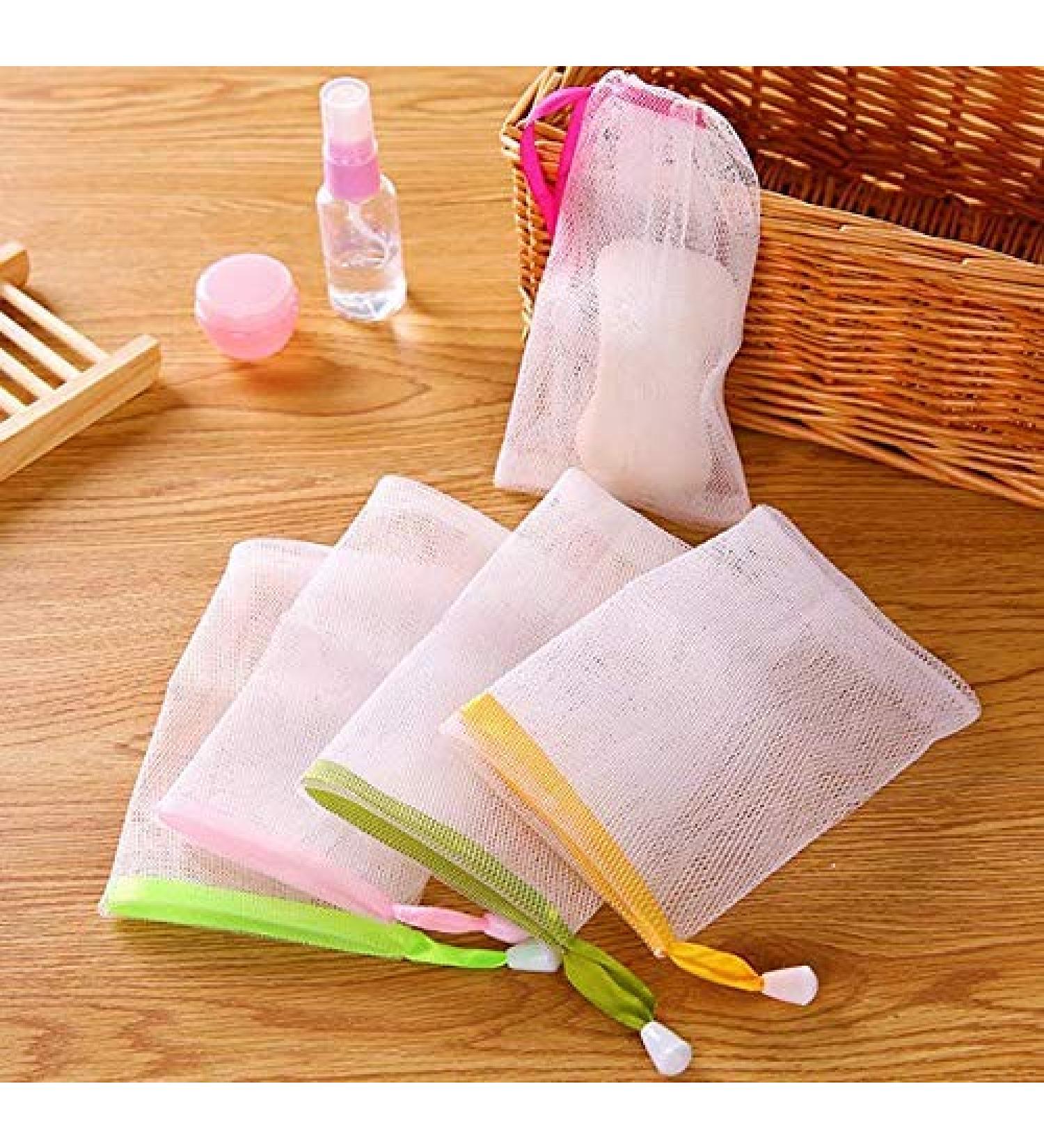 DNHCLL Double Layer Bubble Foam Net Exfoliating Soap Pouch (10PCS) - Buy Online on SooperMarket.com