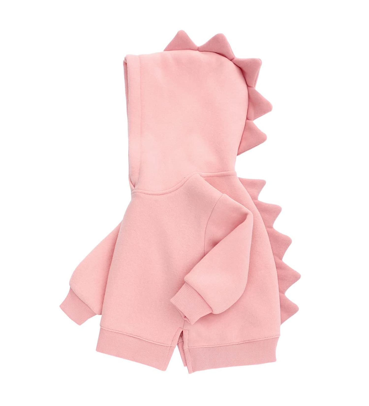 Famuka Little Kids Dinosaur Hoodie | Toddler Boy Girl Sweatshirt 24 Months Pink - Unisex Casual Top - Buy Online on SooperMarket.com