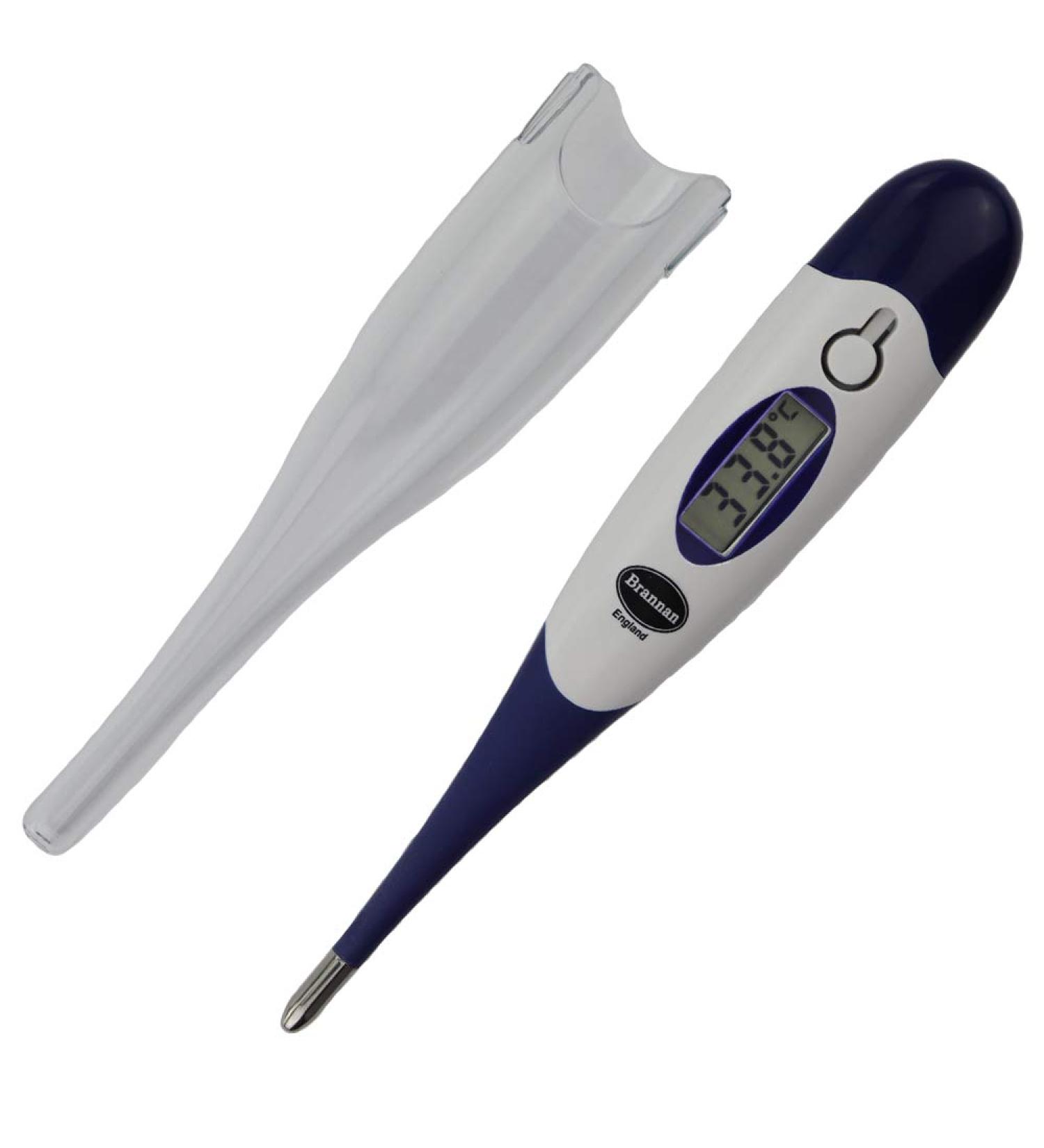 Oral Thermometer - Fast and Accurate Digital Thermometer for Oral and Rectal Measurement - 25 Free Probe Covers - Buy Online on SooperMarket.com