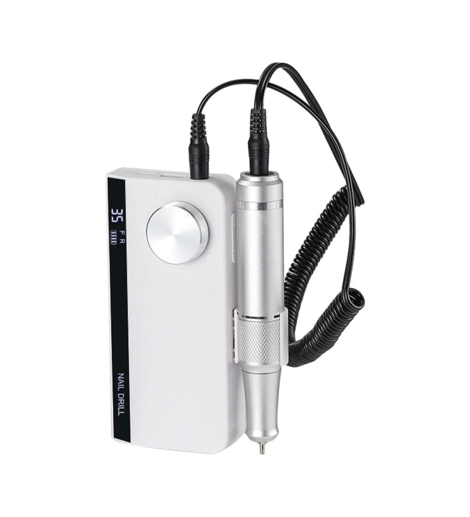 kawehiop Powerful Motor Electric Nail Drill For Efficient Nail Polishing With Accessory Rechargeable Nail Gel Polisher polar white - Buy Online on SooperMarket.com