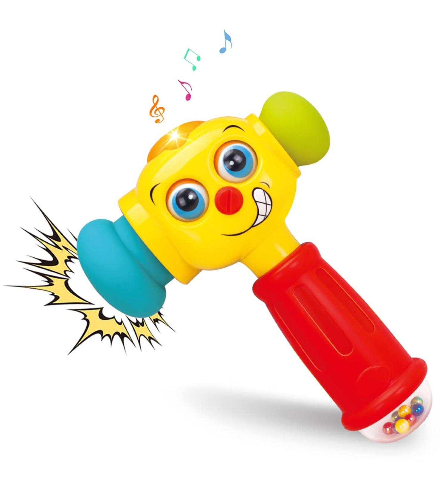 Hola Baby Toys for 1 Year Olds | Music Hammer Rattles & Educational Games | Perfect Birthday Gift for Girls with Light & Sound - Buy Online on SooperMarket.com