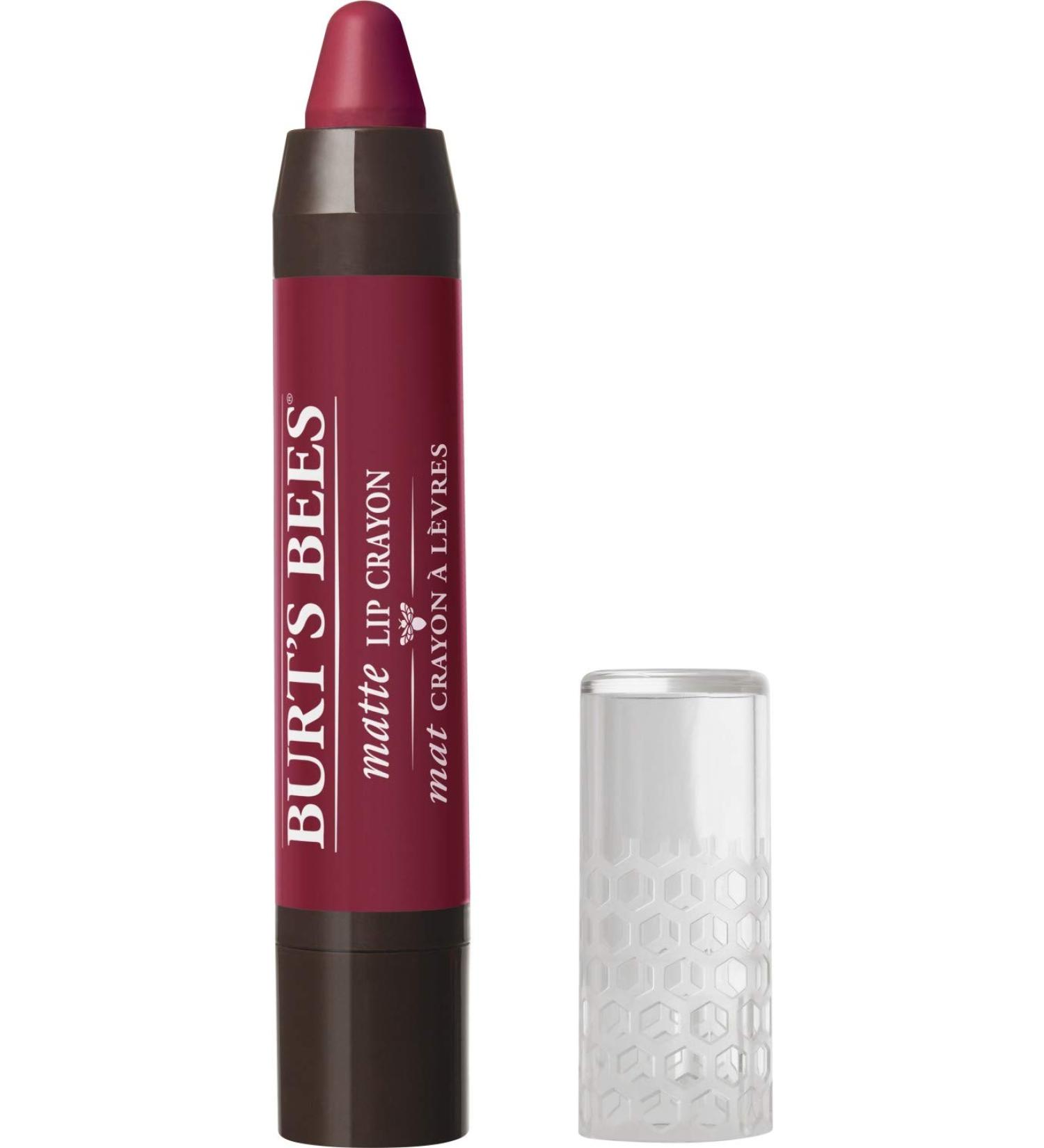 Burts Bees Natural Moisturizing Matte Lip Crayon - Napa Vineyard (1 Crayon, 0.11 oz) - Buy Online on SooperMarket.com